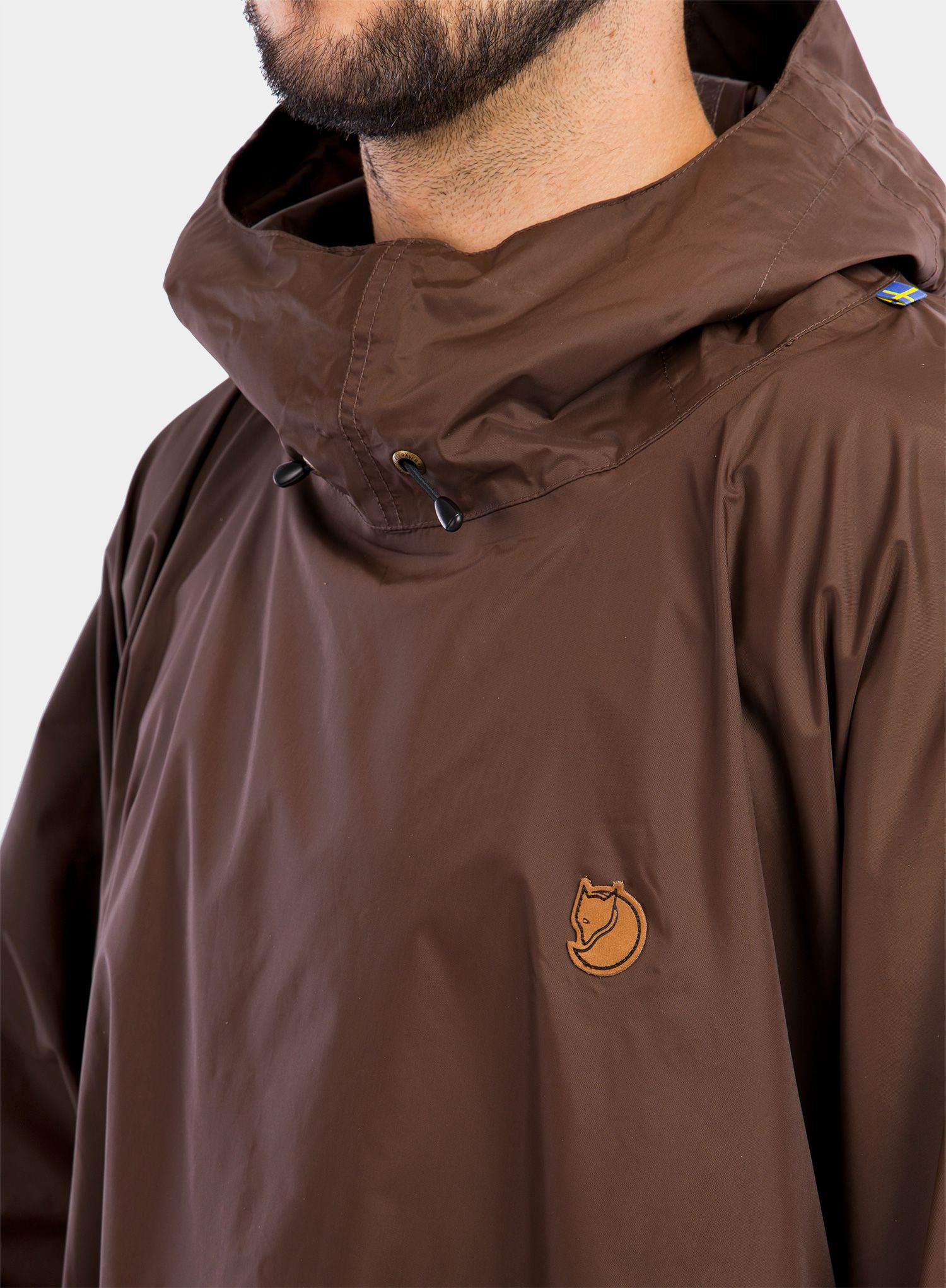 Dežni plašč Fjallraven Poncho - dark olive