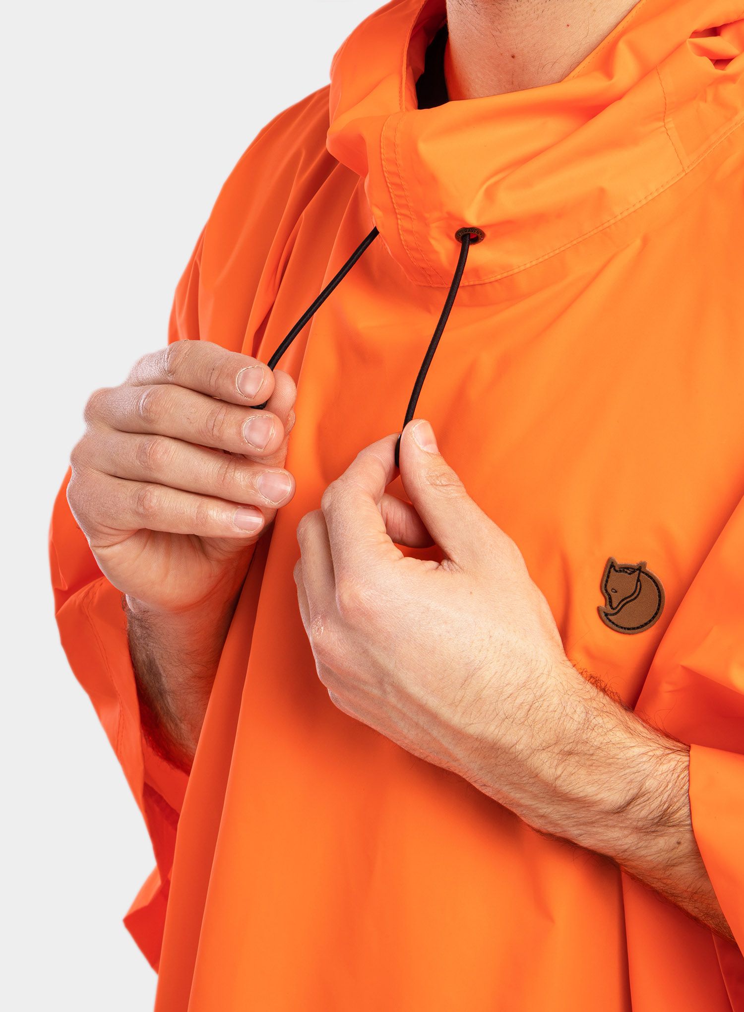 Dežni plašč Fjallraven Poncho - safety orange