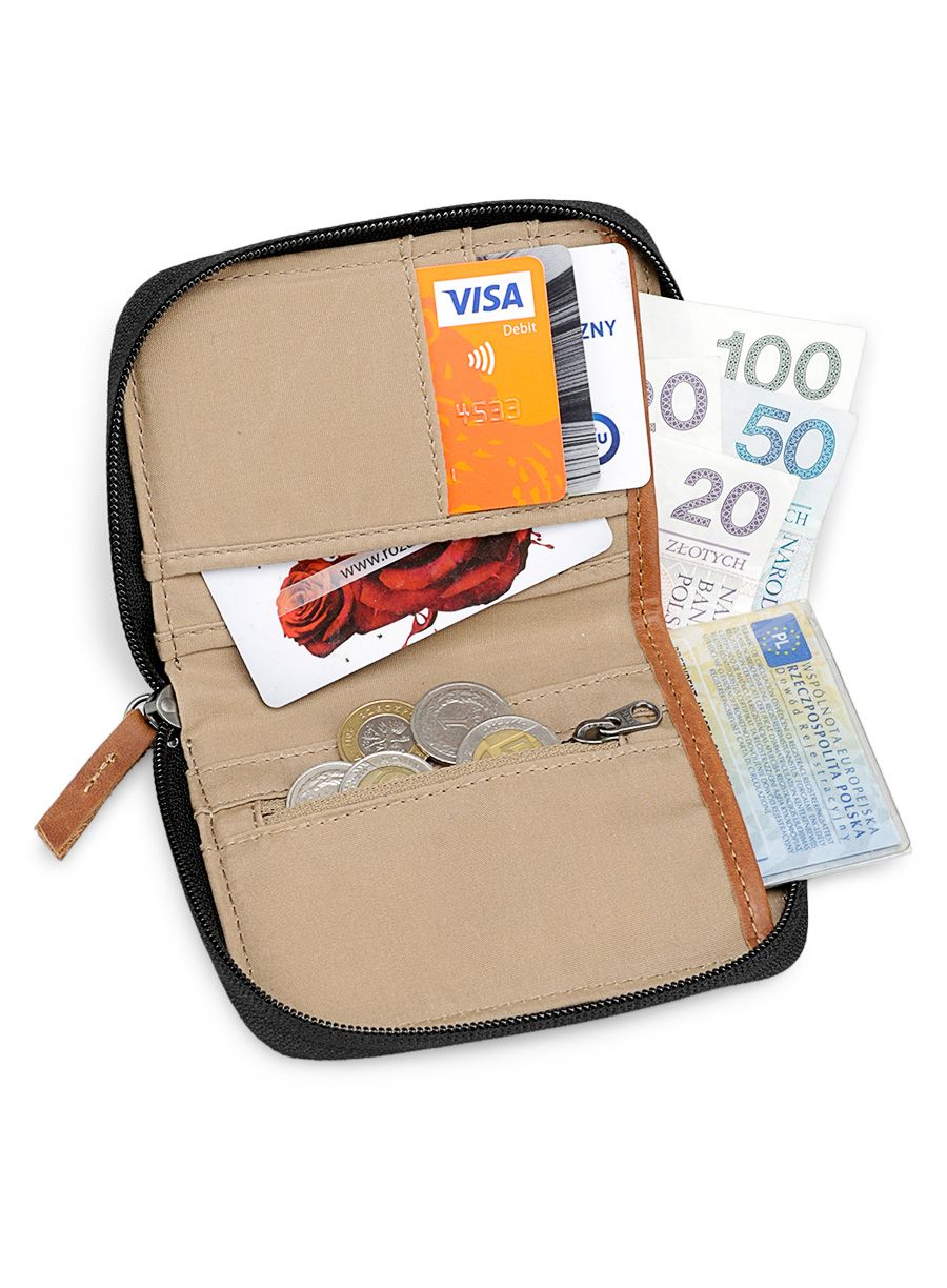 Potovalna denarnica Fjallraven Zip Wallet - dark grey