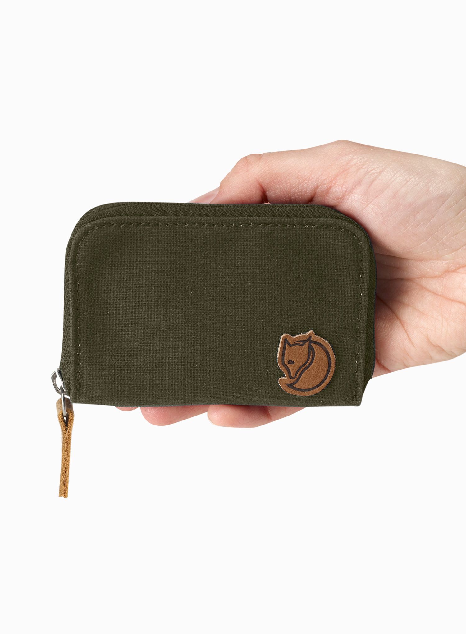 Denarnica Fjallraven Zip Card Holder - dark olive
