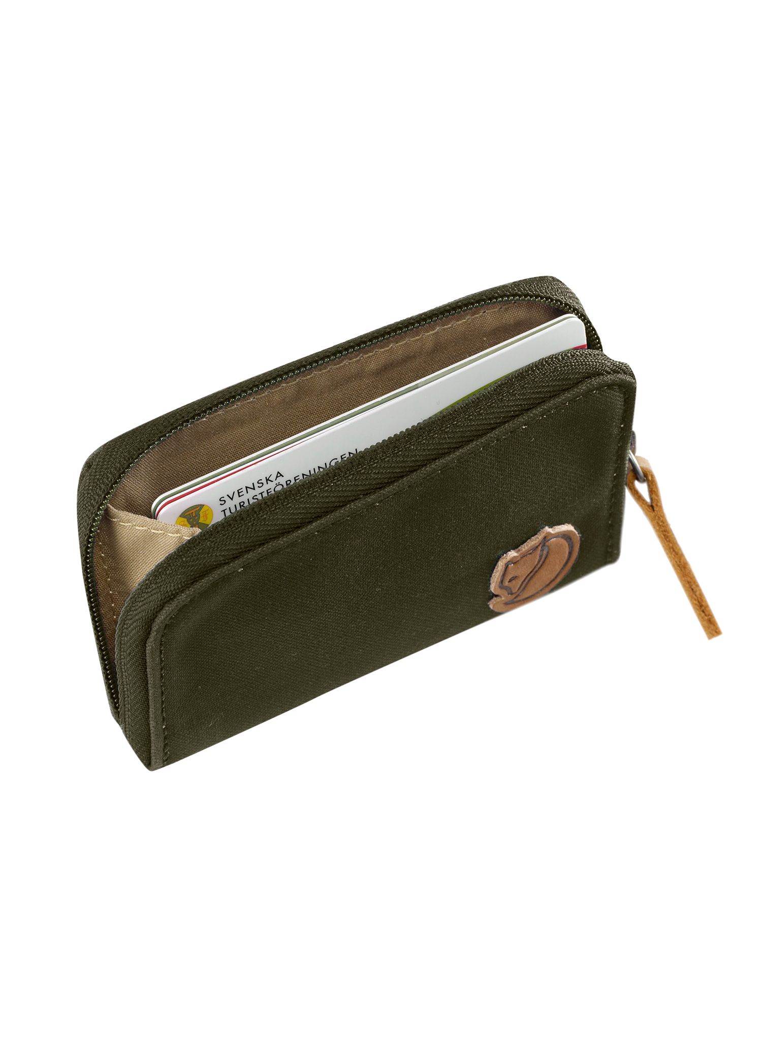 Denarnica Fjallraven Zip Card Holder - dark olive