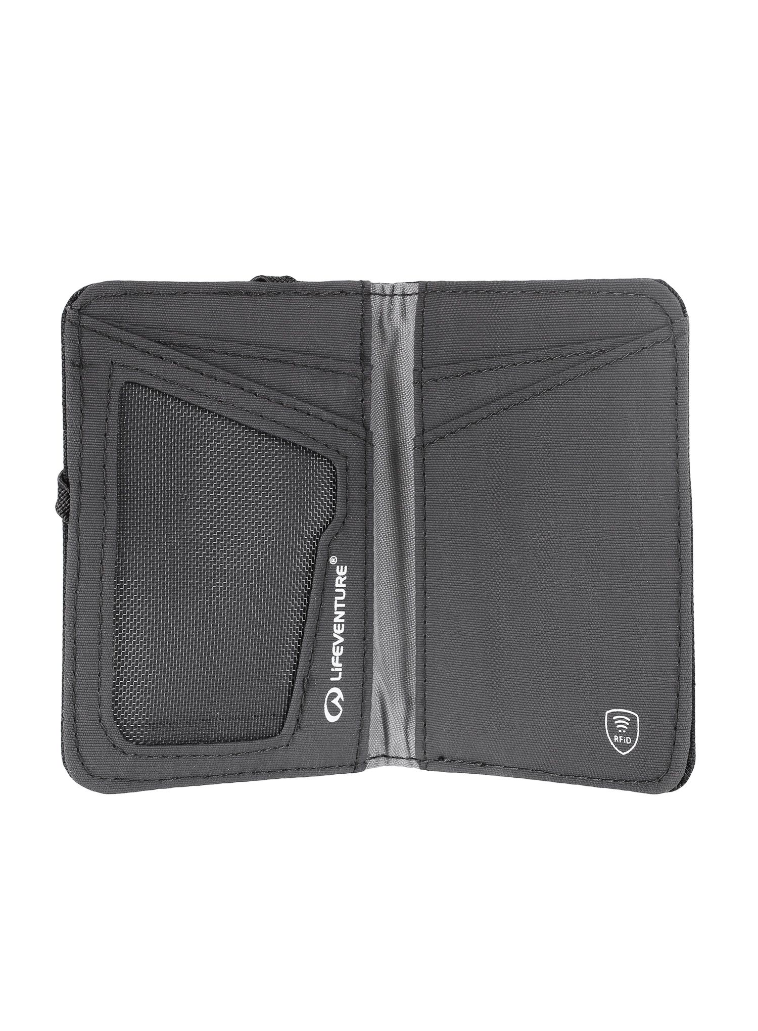Denarnica Lifeventure Recycled RFID Card Wallet - grey