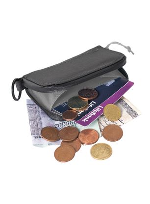 Potovalna denarnica Lifeventure Recycled RFiD Coin Wallet - grey