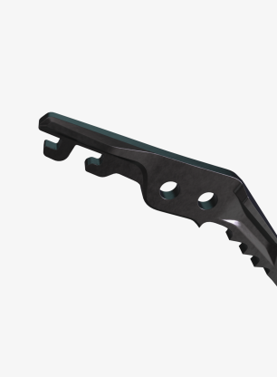 Sprednji zobci za dereze Blue Ice Harfang Tech Single Front Point - black