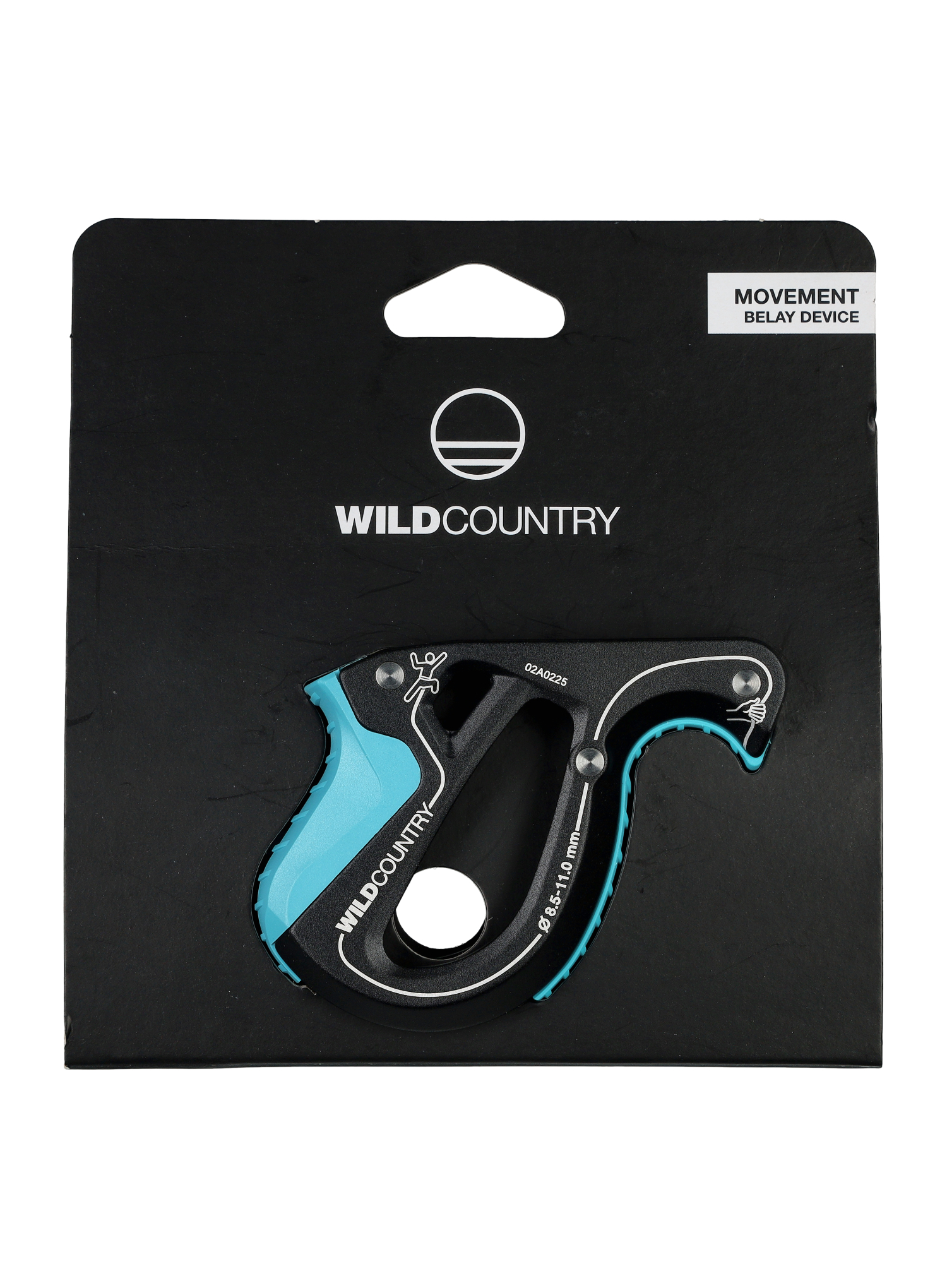 Pripomoček za varovanje Wild Country Movement Belay Device -  black/turquoise