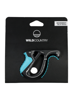 Pripomoček za varovanje Wild Country Movement Belay Device - black/turquoise