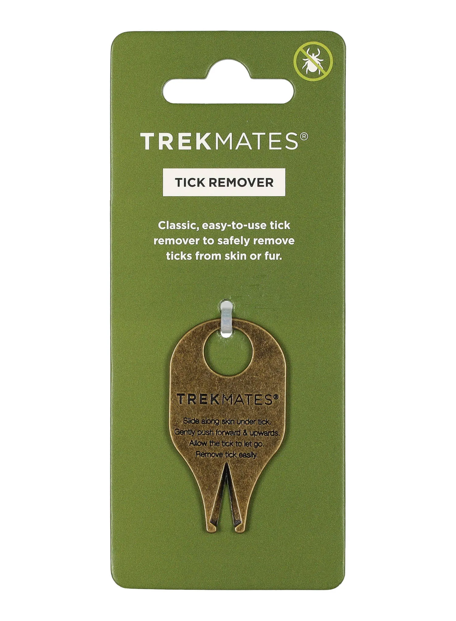 Pinceta za klope Trekmates Tick Remover - brass