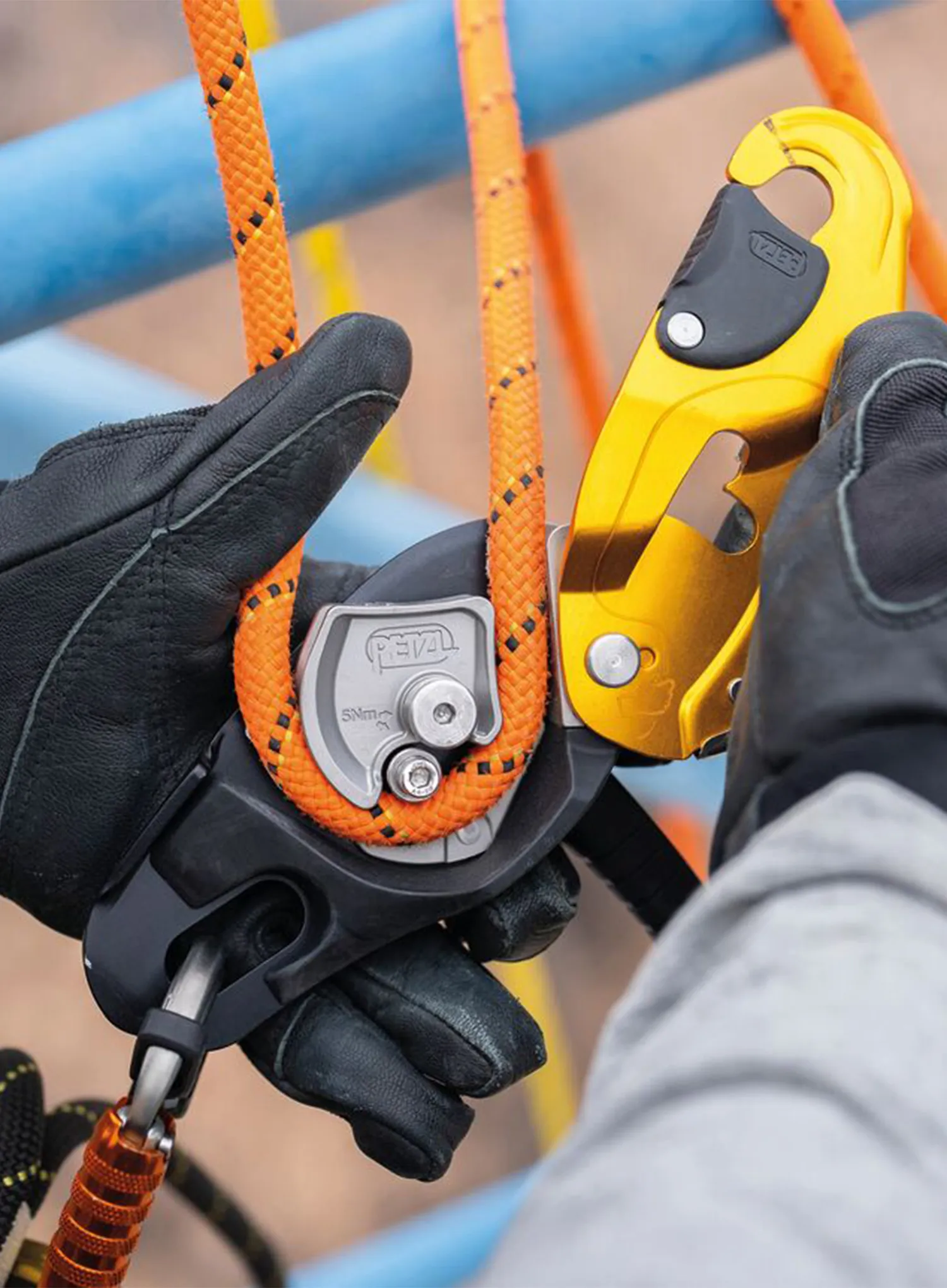 Pripomoček Petzl Rig - black/black