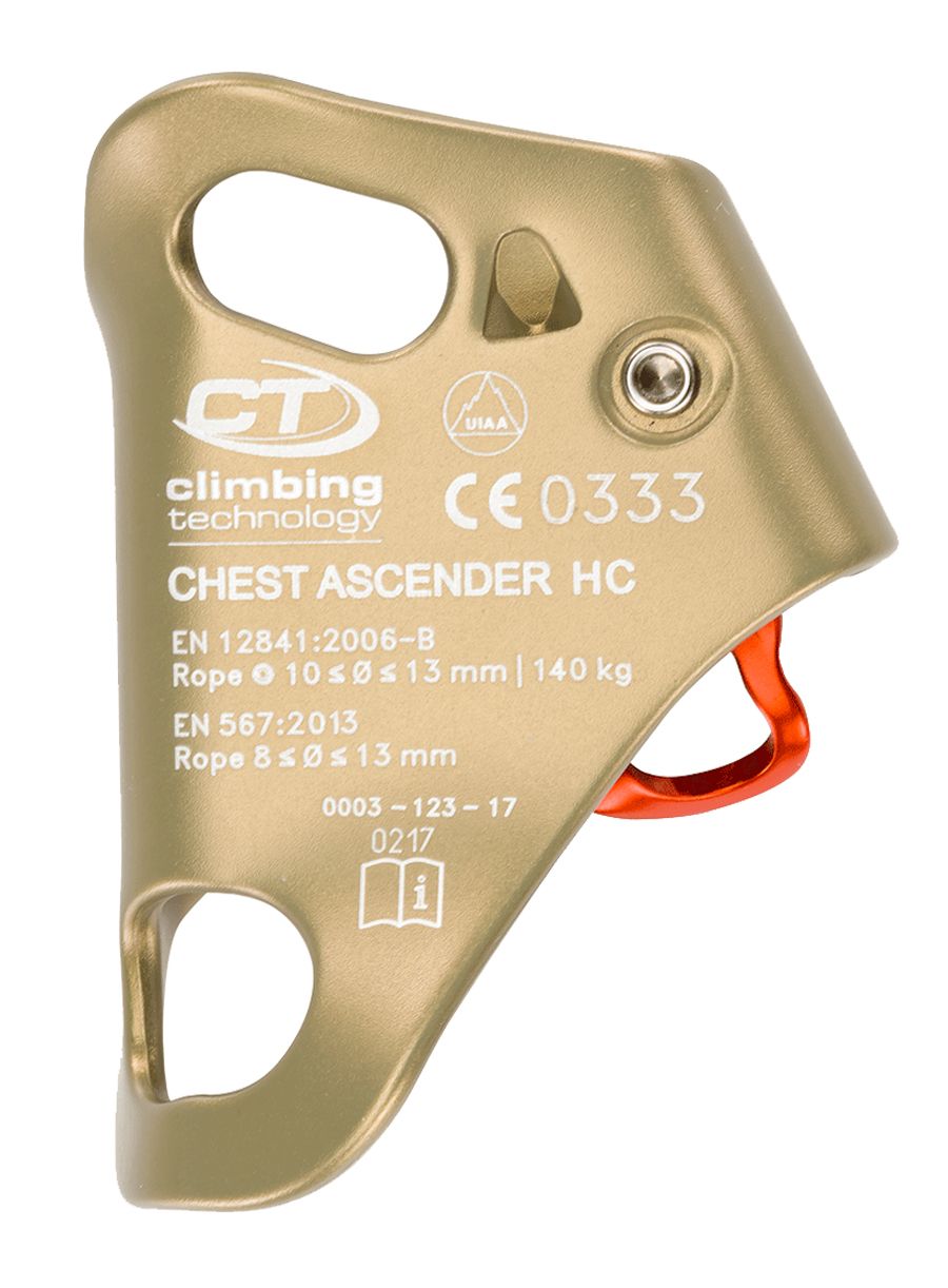Ročna prižema Climbing Technology/SKYLOTEC Chest Ascender+ HC - grey