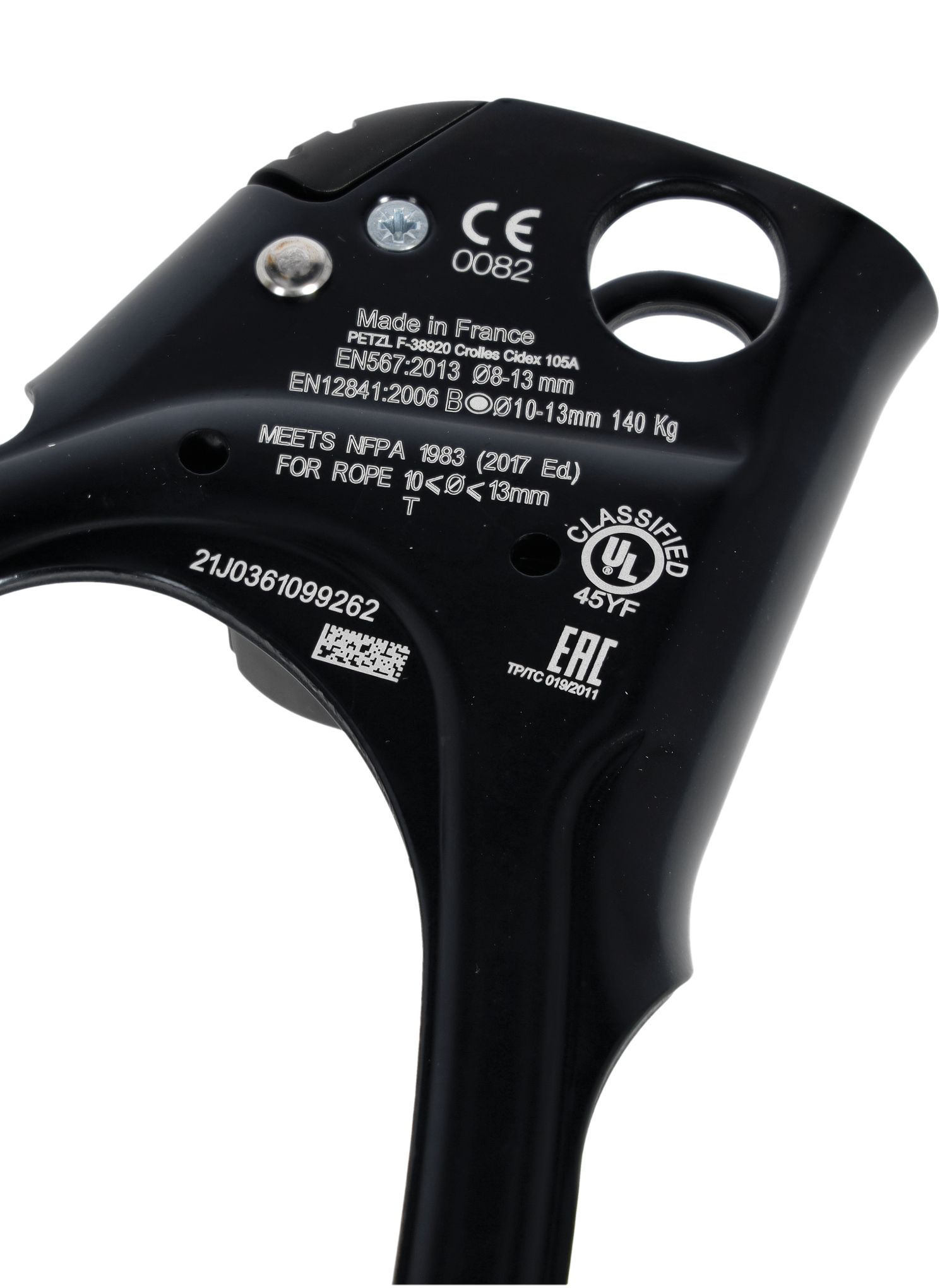 Ročna prižema Petzl Ascension Right (Poignee) - black