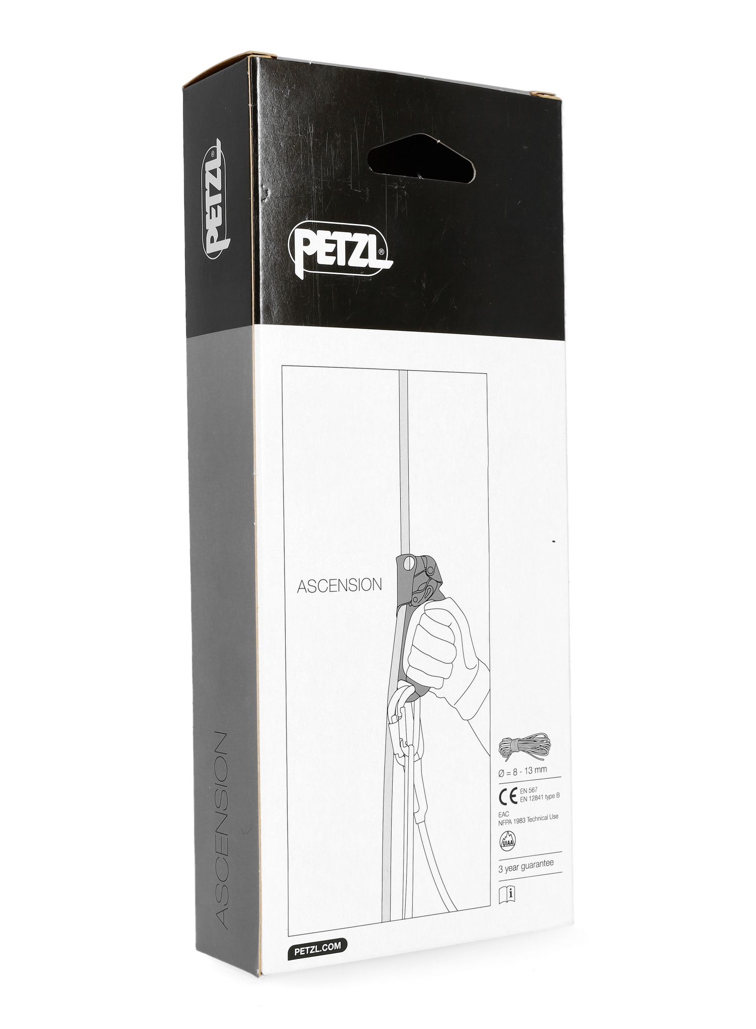 Ročna prižema Petzl Ascension Right (Poignee) - black