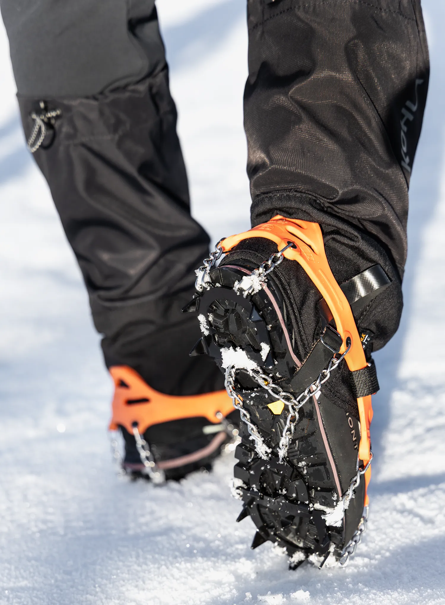 Mini dereze 8a Hiking Crampons - orange