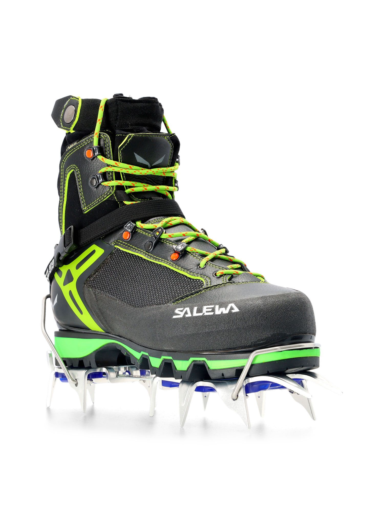 Avtomatske dereze Salewa Alpinist Alu Step-In - steel/blue