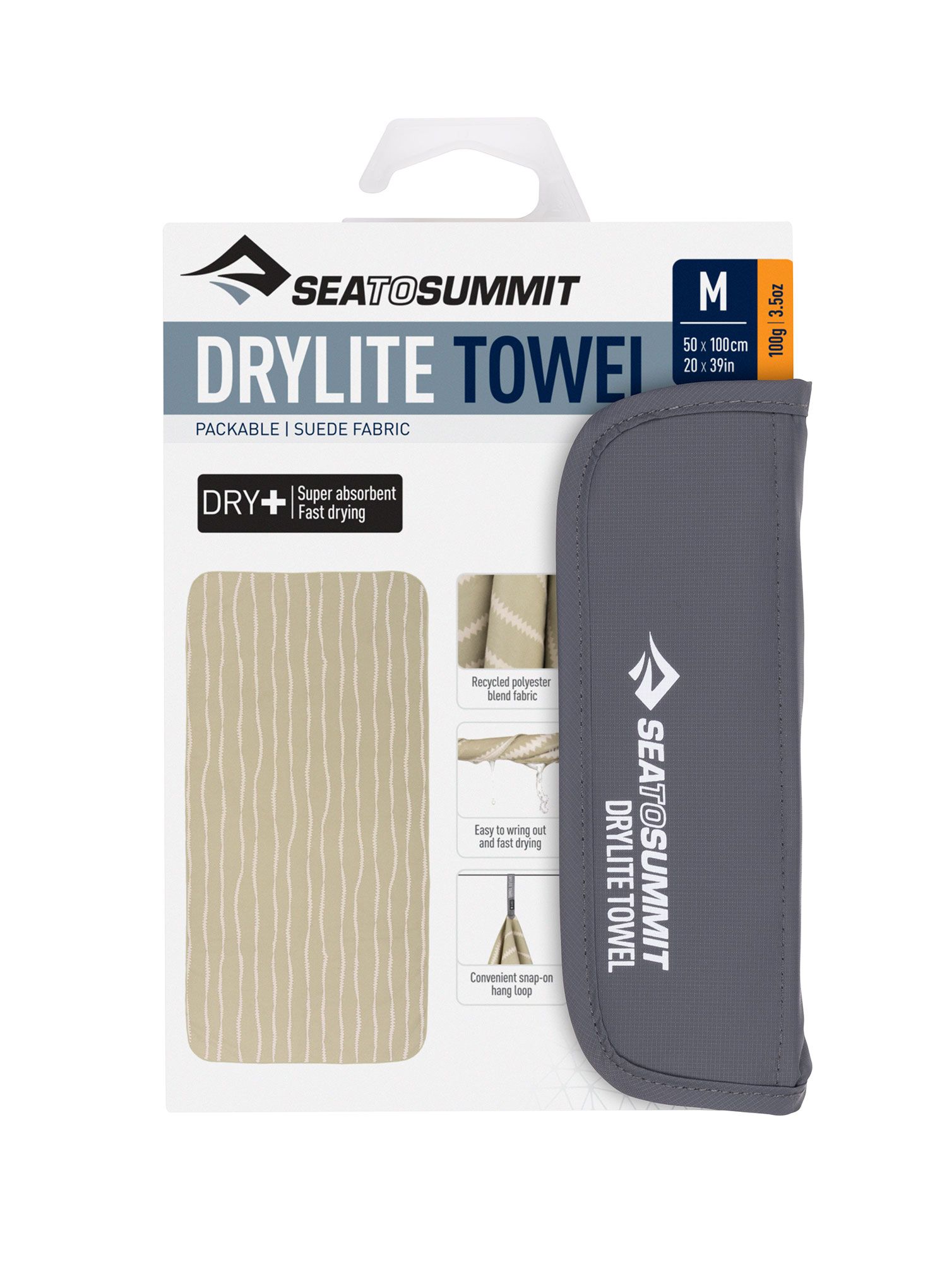Hitrosušeča brisača Sea To Summit DryLite Towel M - desert wind