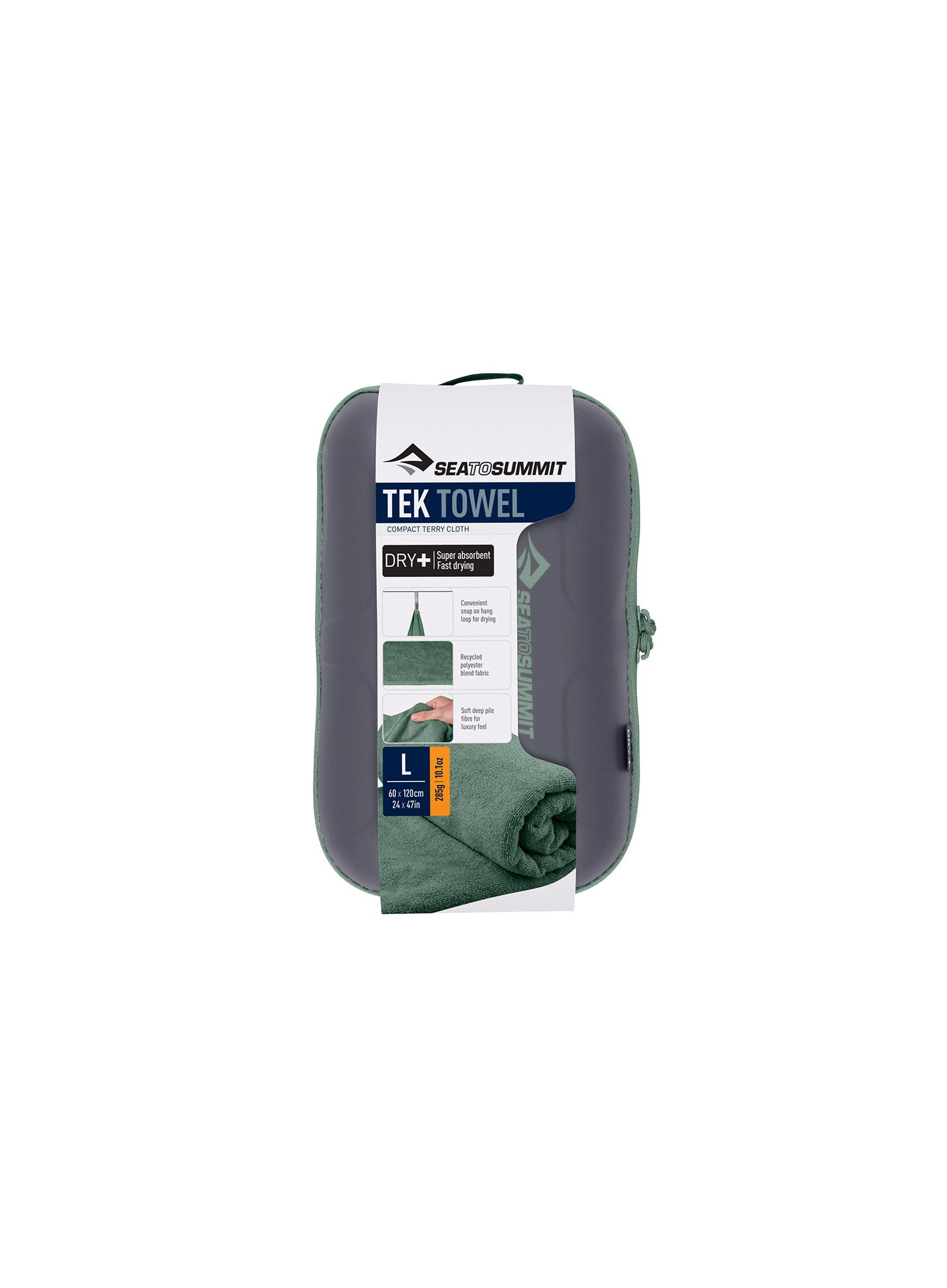 Hitrosušeča brisača Sea To Summit Tek Towel L - sage