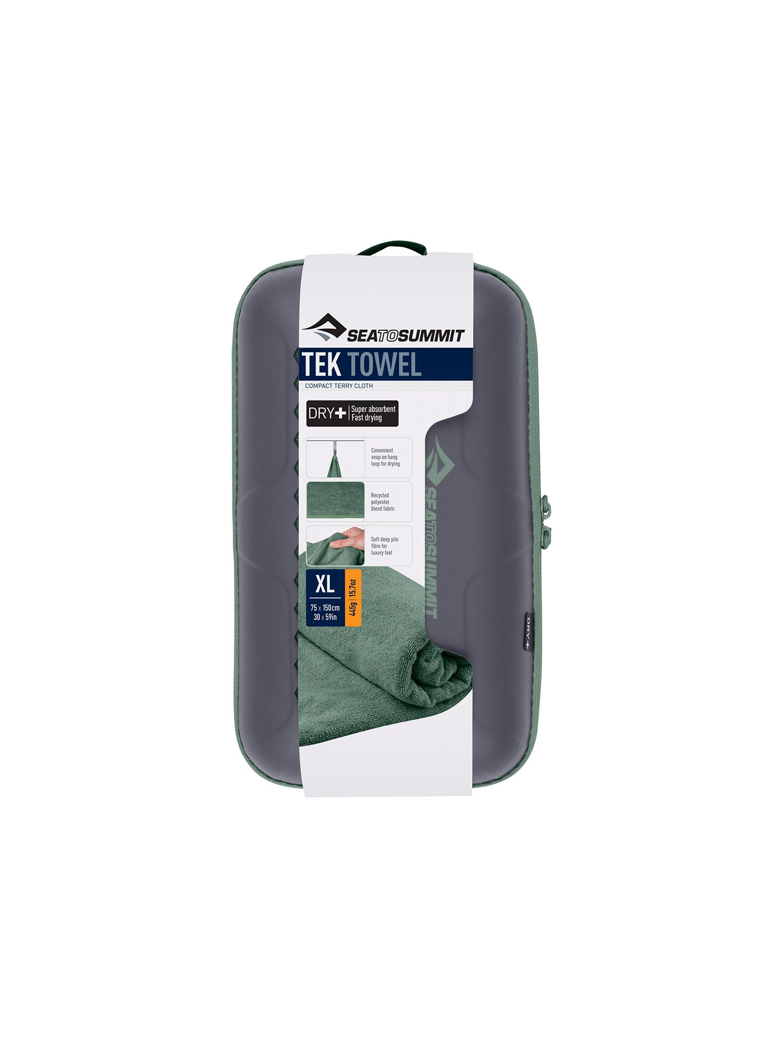 Hitrosušeča brisača Sea To Summit Tek Towel XL - sage