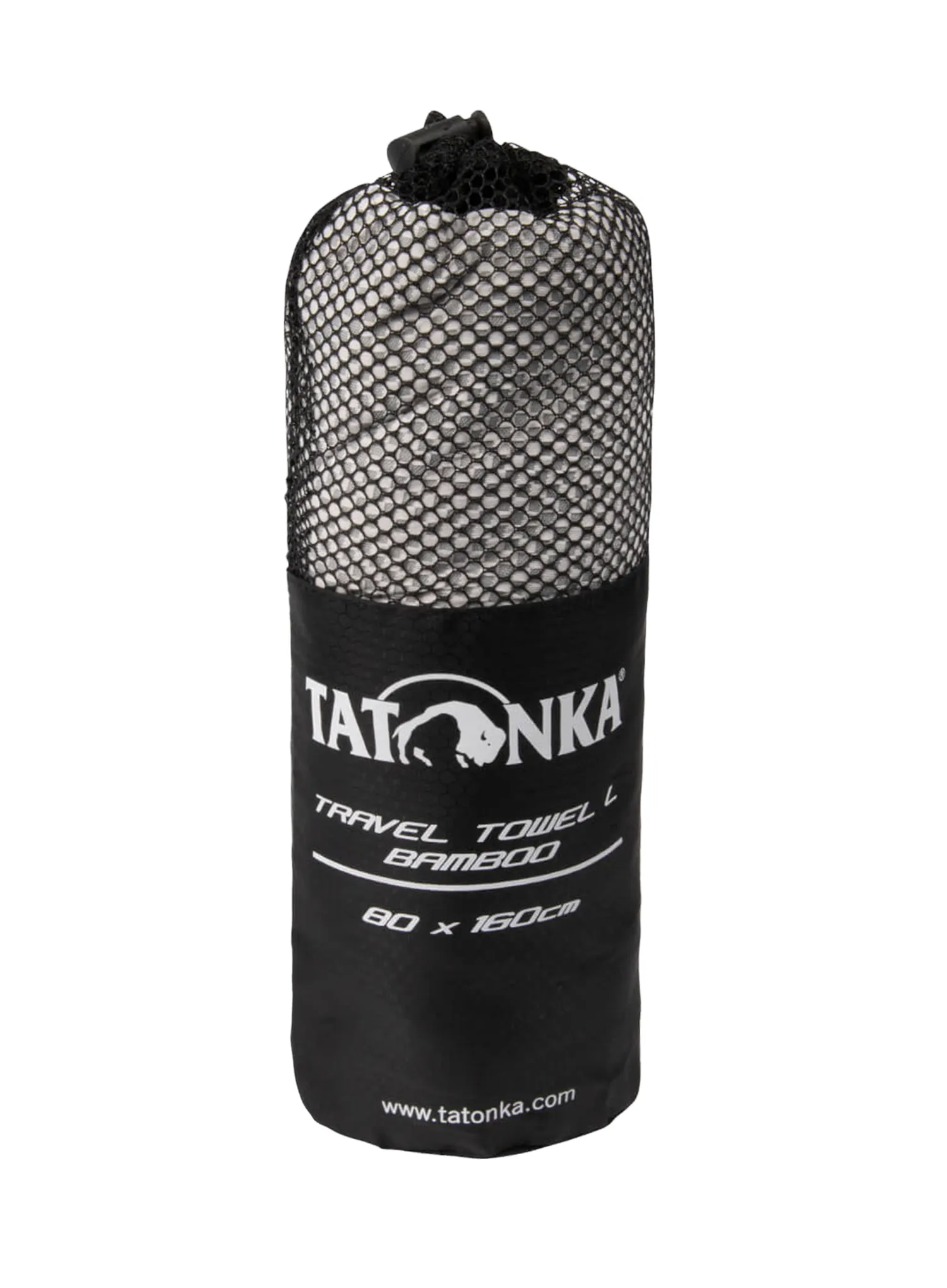 Hitrosušeča brisača Tatonka Travel Towel Bamboo L - grey