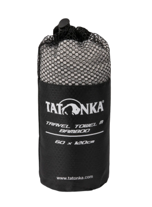Hitrosušeča brisača Tatonka Travel Towel Bamboo M - grey