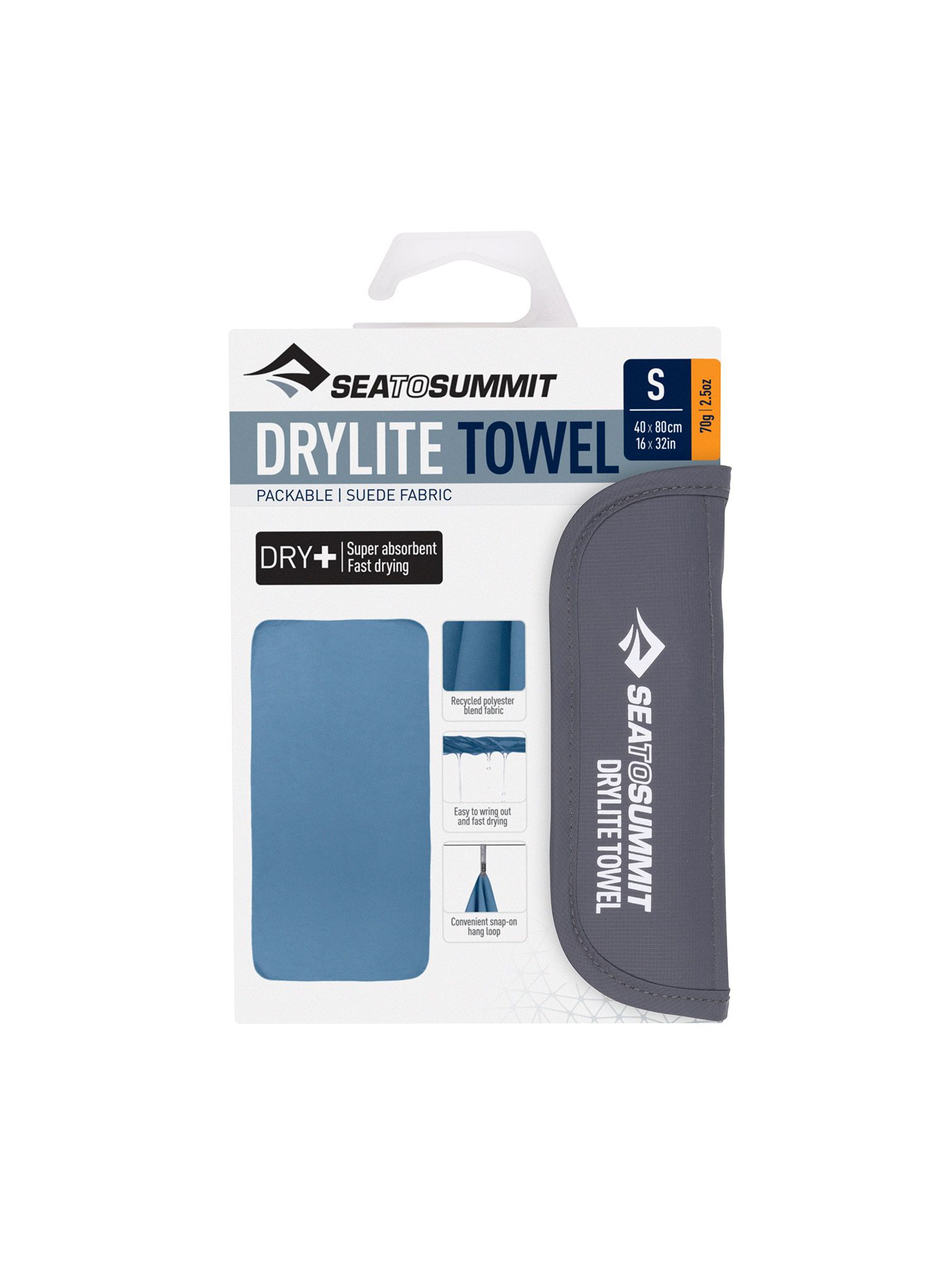 Pohodniška brisača Sea To Summit DryLite Towel S - moonlight
