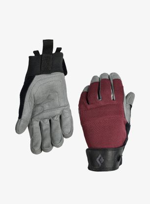 Ženske rokavice Black Diamond Crag Gloves - bordeaux