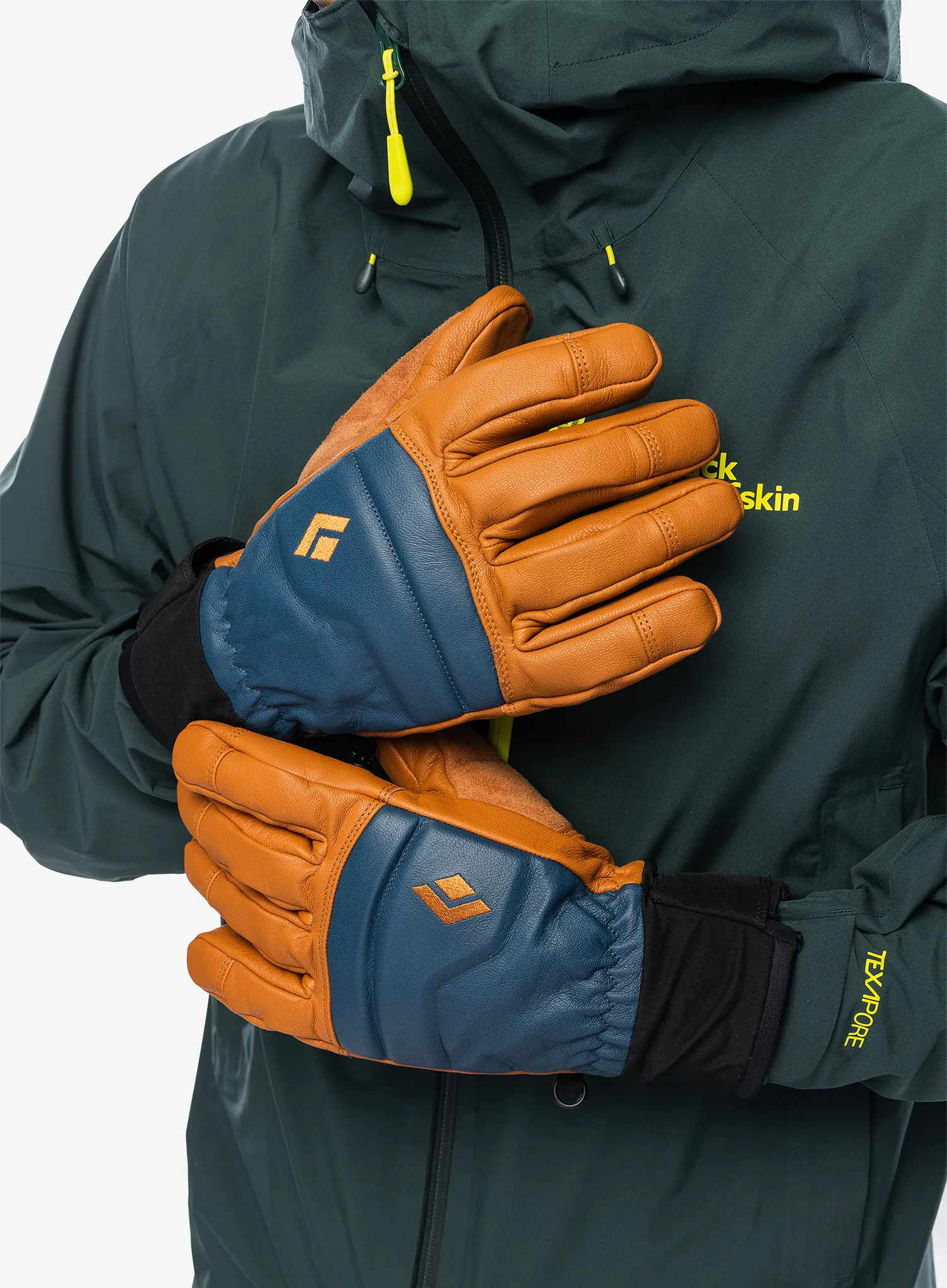 Smučarske rokavice Black Diamond Spark Gloves - henna/blue