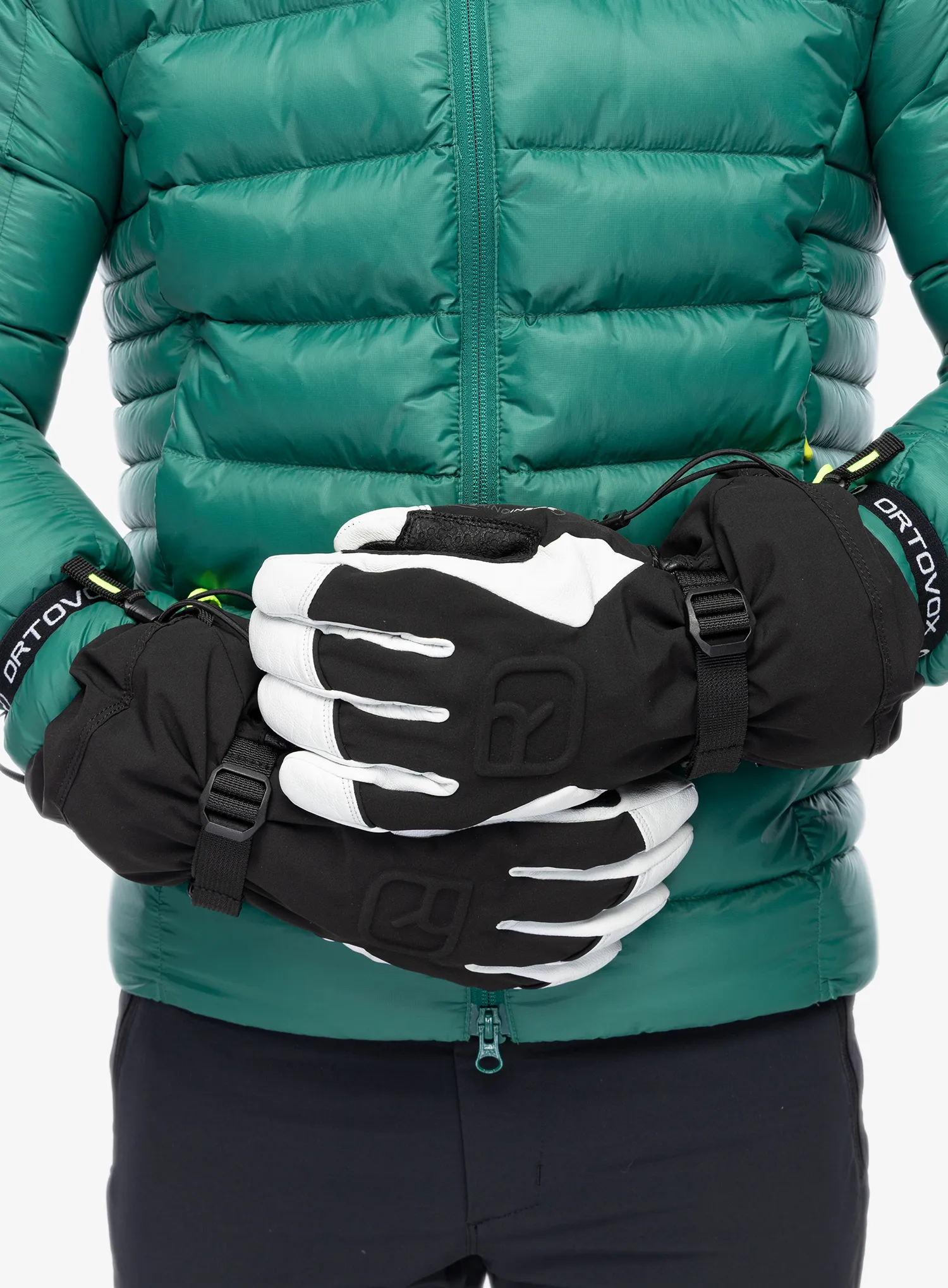 Moške smučarske rokavice Ortovox Merino Freeride Glove - black raven