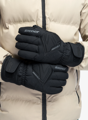 Smučarske rokavice Ziener Gatis AS - black