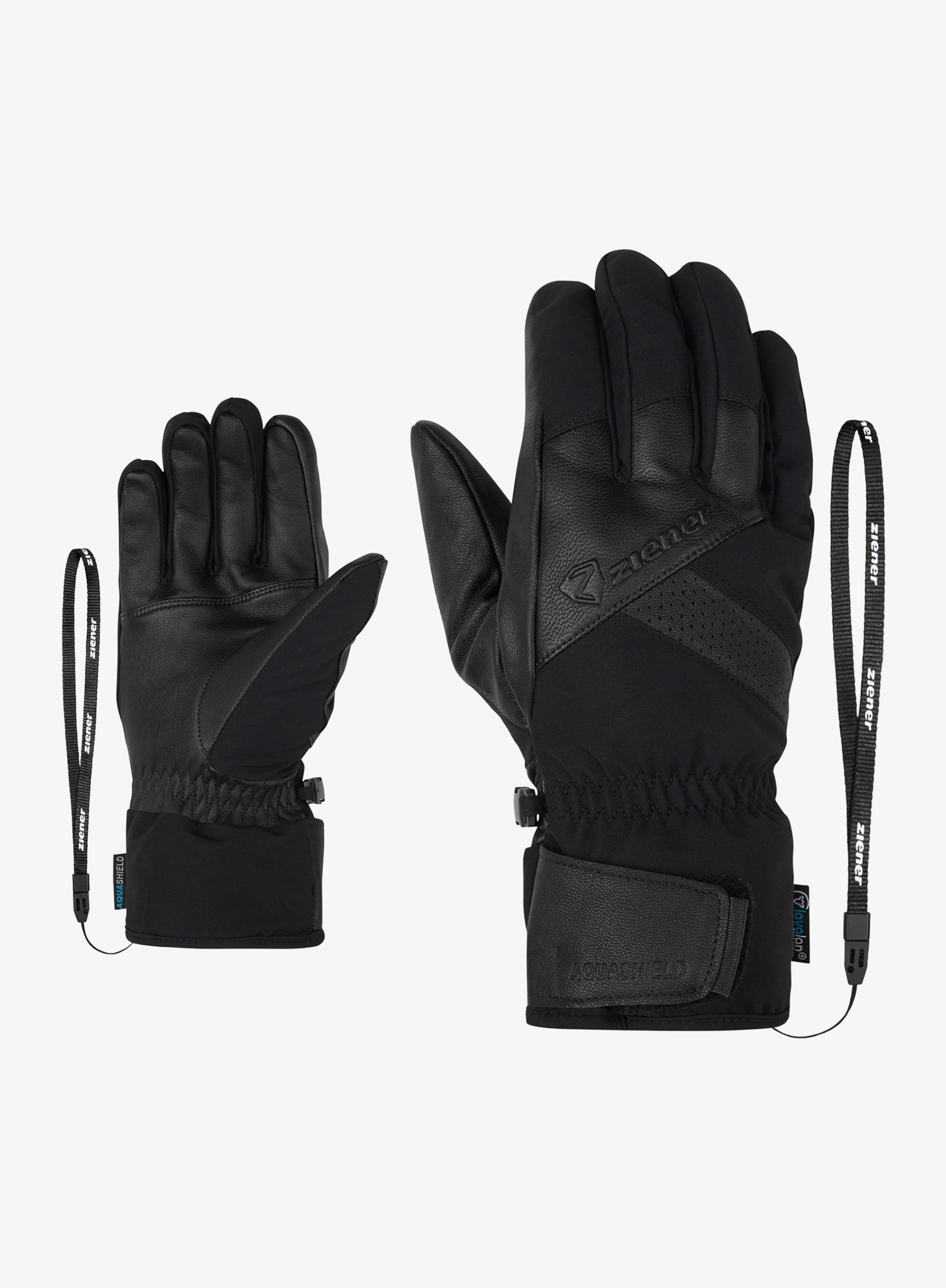Smučarske rokavice Ziener Getter AS AW Glove - black