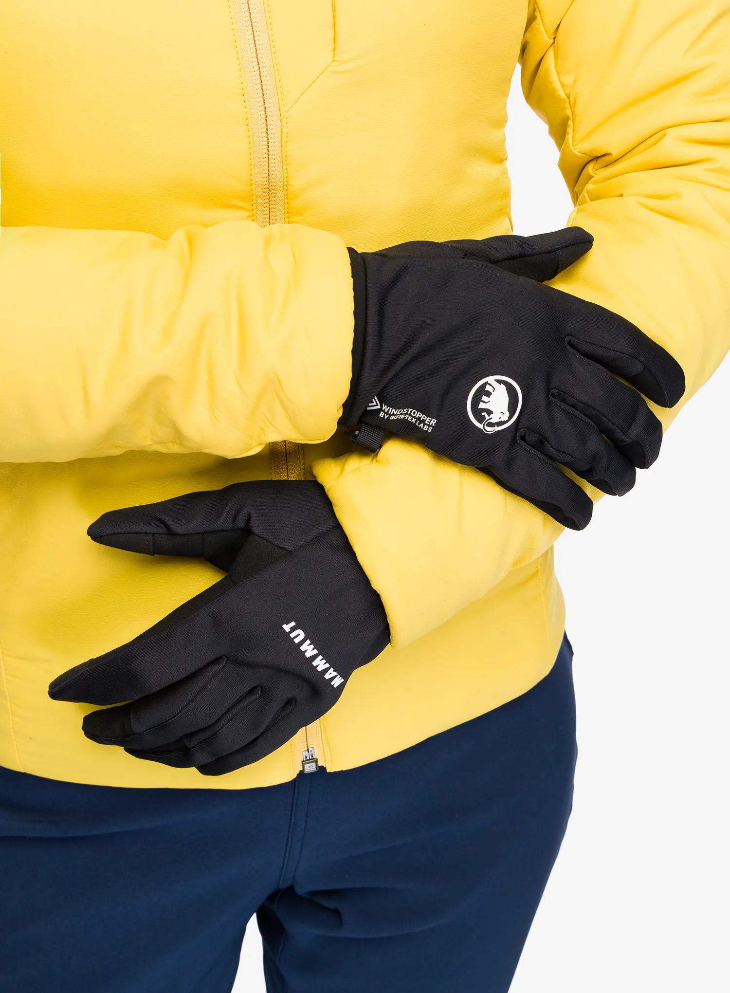Pohodniške rokavice Mammut Astro Light SO Glove - black