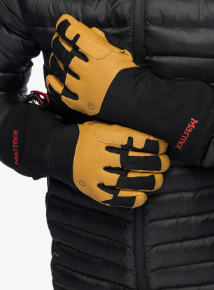 Pohodniške rokavice Marmot Exum Guide Glove - black/tan
