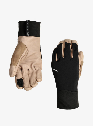Pohodniške rokavice Salewa Ortles DST Gloves - black out
