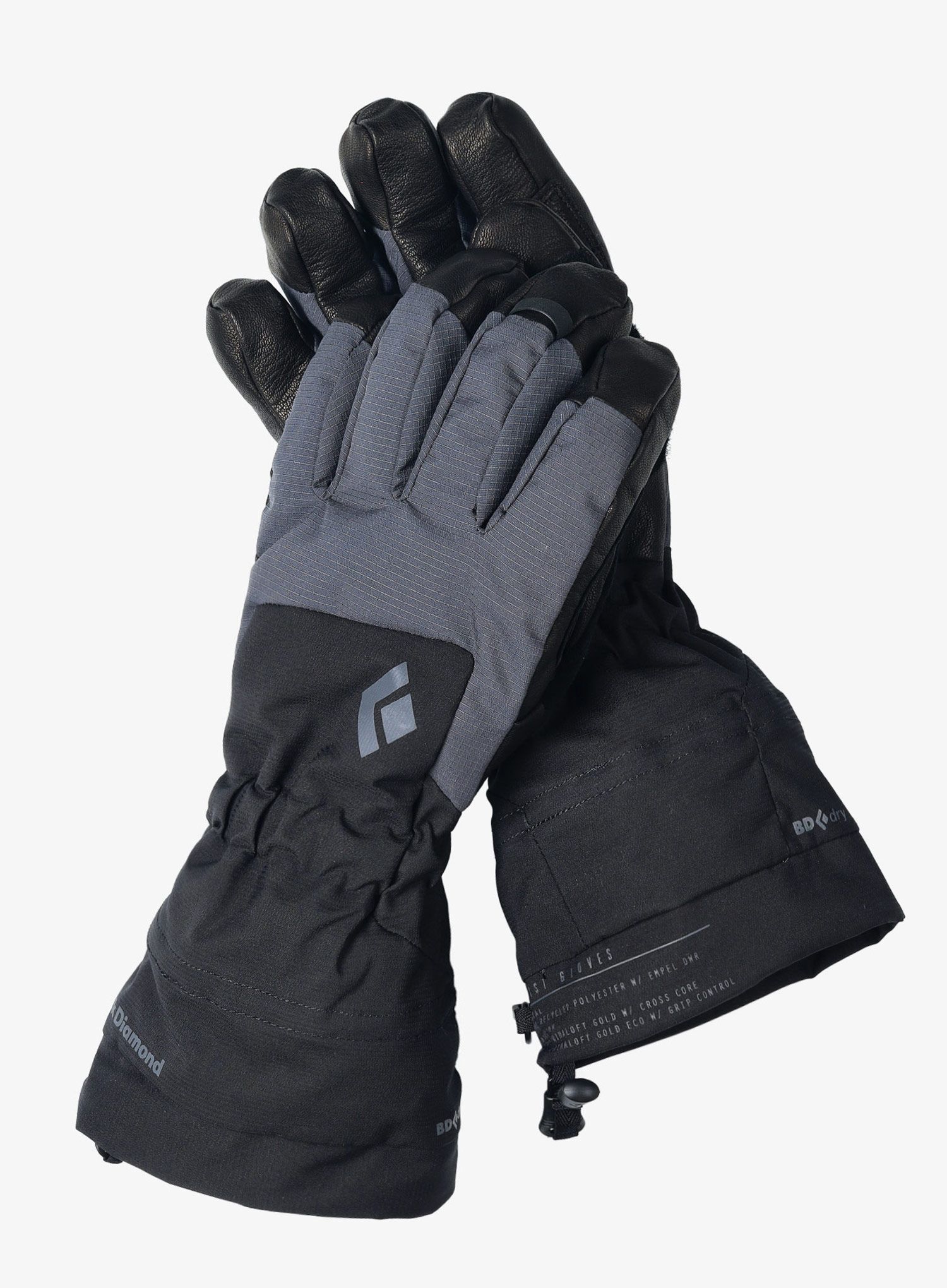 Rokavice Black Diamond Soloist  - black/black