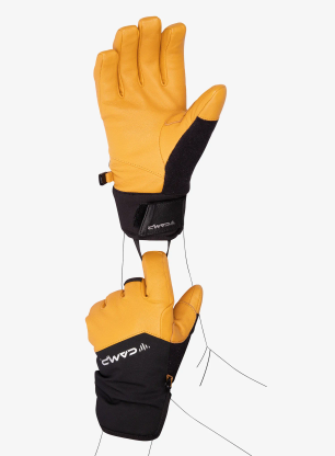 Rokavice Camp G Crest - black/yellow