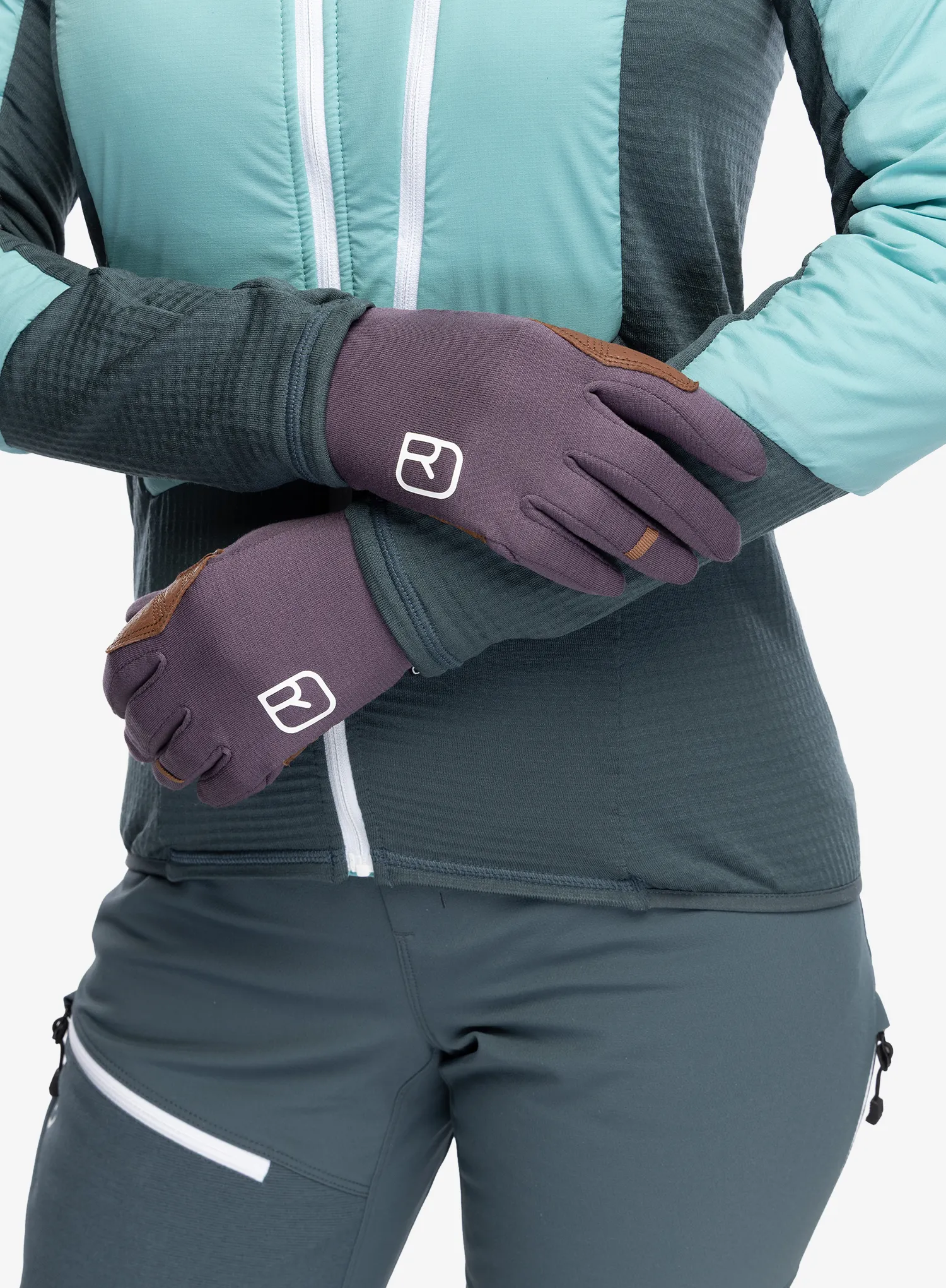 Ženske rokavice Ortovox Fleece Light Glove - wild berry