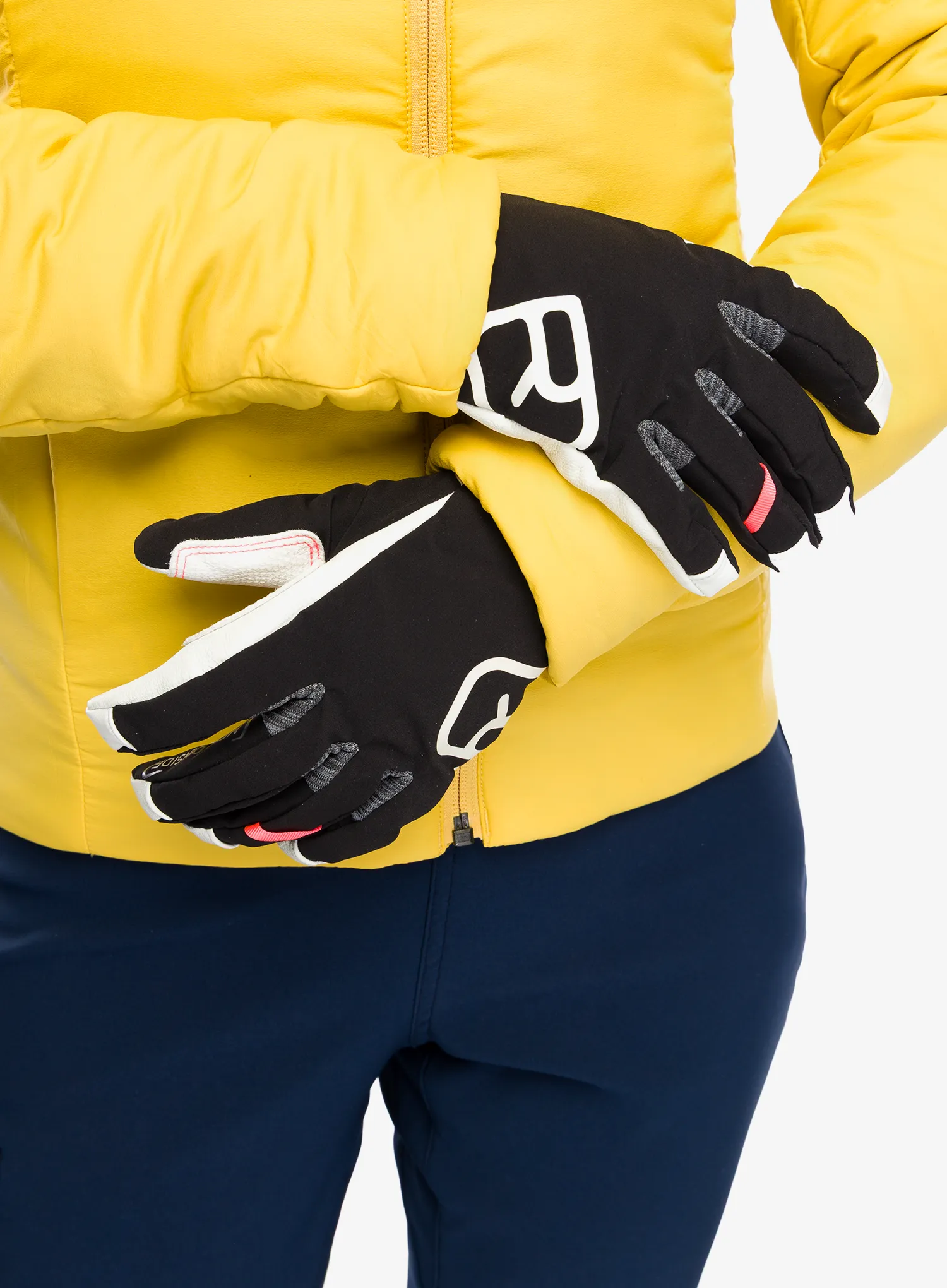 Ženske rokavice Ortovox Tour Glove - black raven