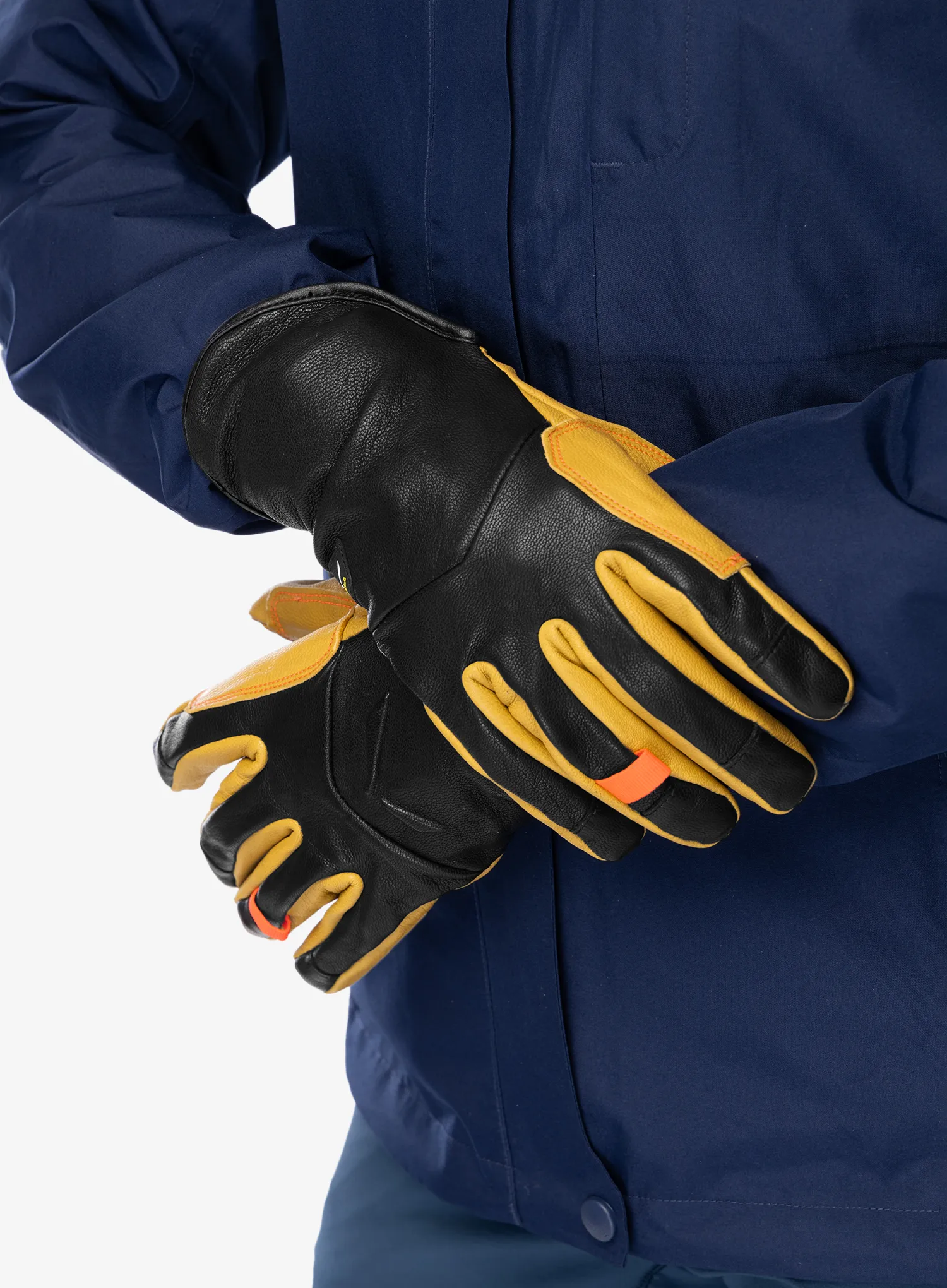 Ženske rokavice Salewa Ortles AM Leather Gloves - black out