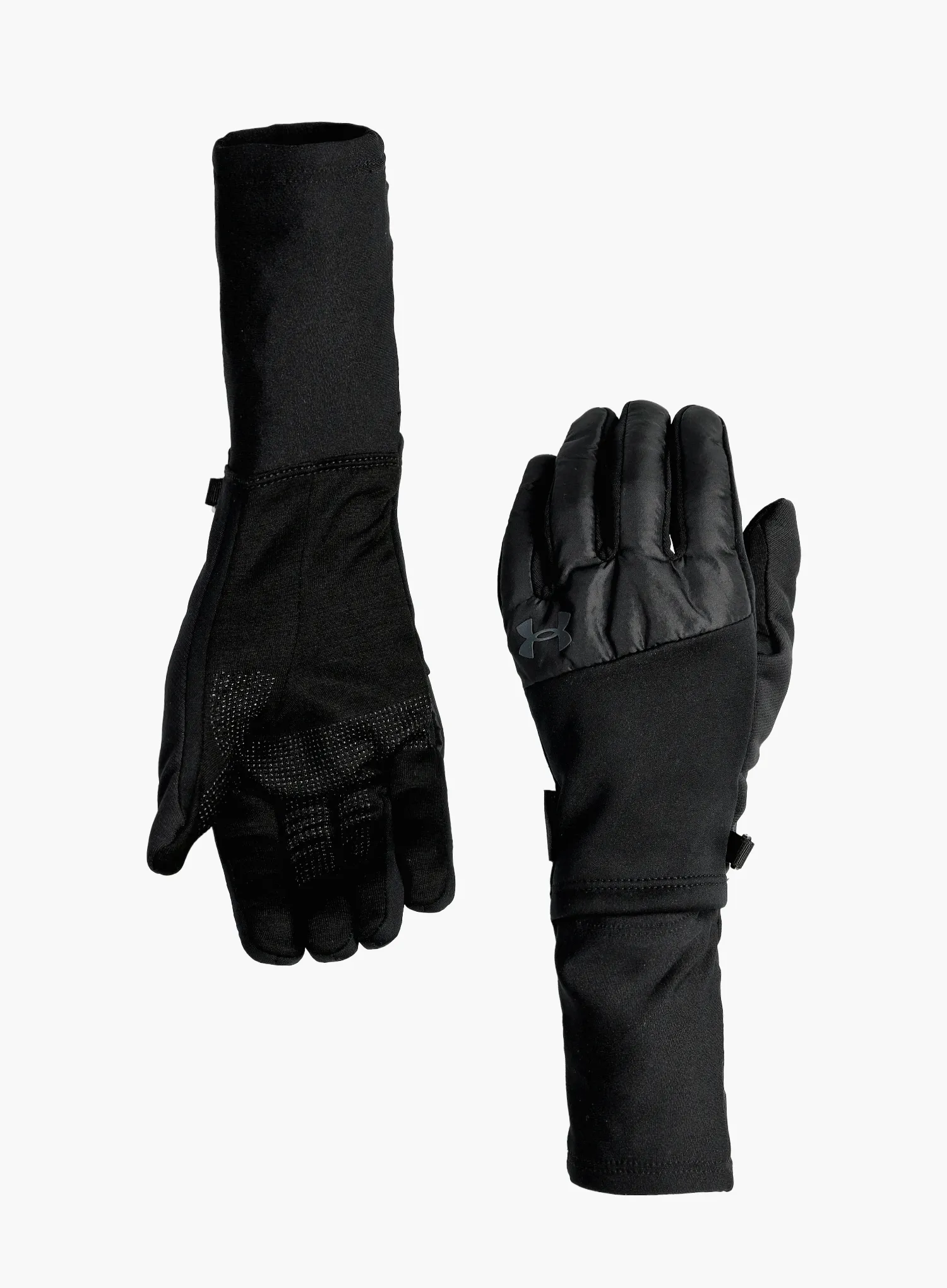 Rokavice za tek Under Armour Storm Fleece Run Gloves - black/black/reflective