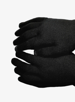 Rokavice za telefon Trekmates Merino Touch Glove - black
