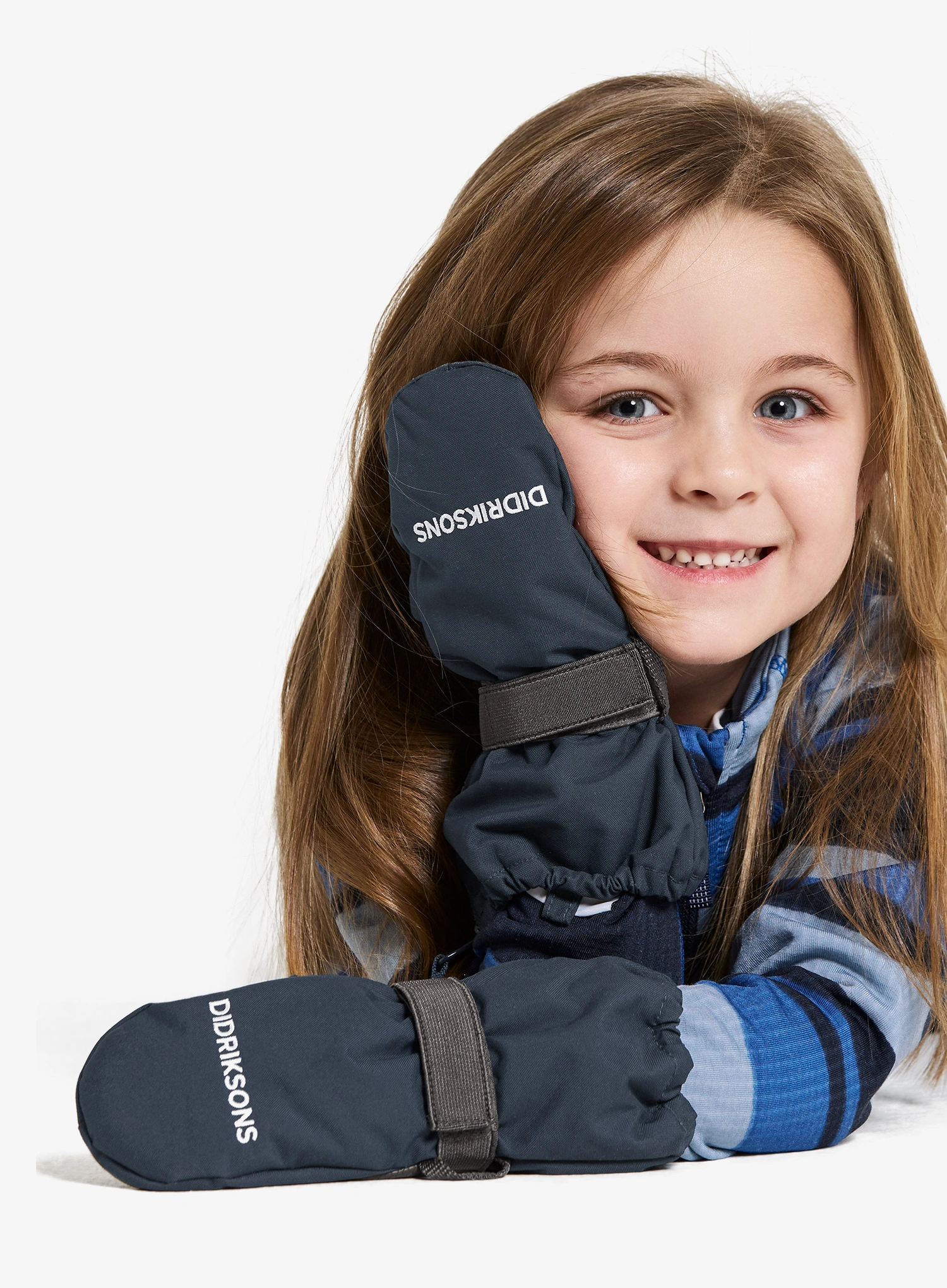 Otroške rokavice Didriksons Biggles Zip Mitten 8 - navy