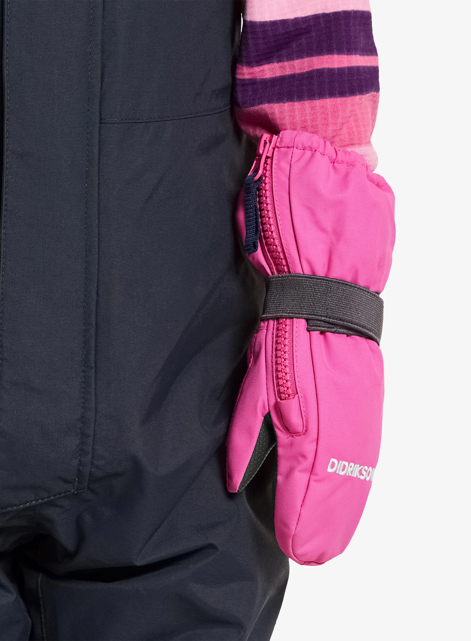 Otroške rokavice Didriksons Biggles Zip Mitten 8 - sweet pink