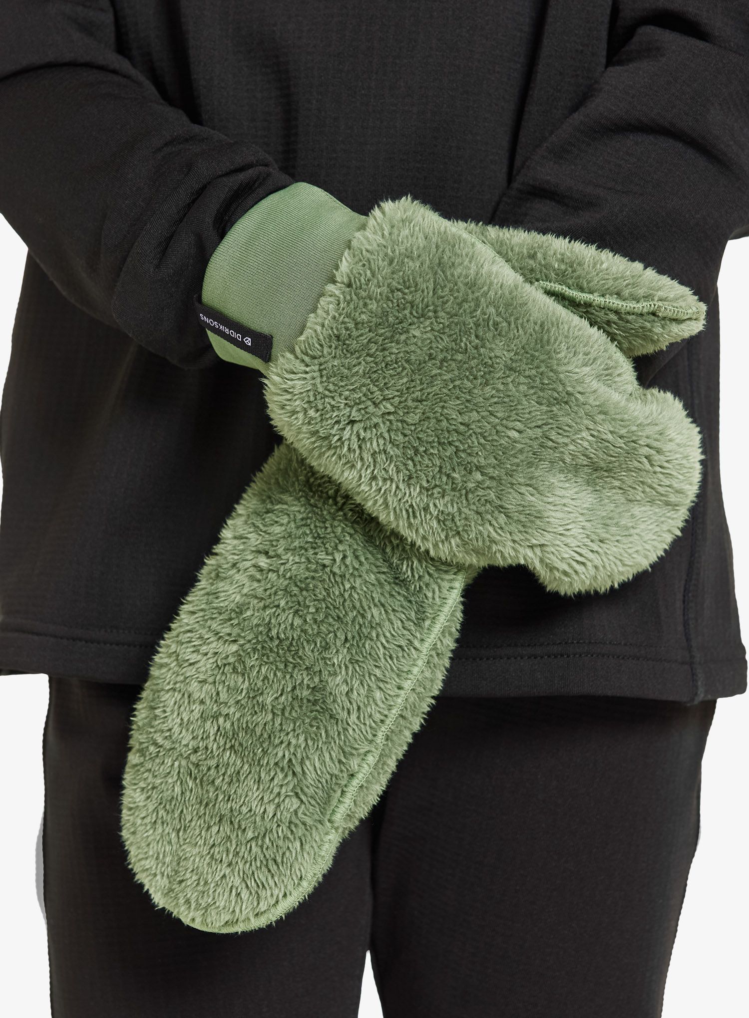 Otroške rokavice Didriksons Mejram Mittens - light moss