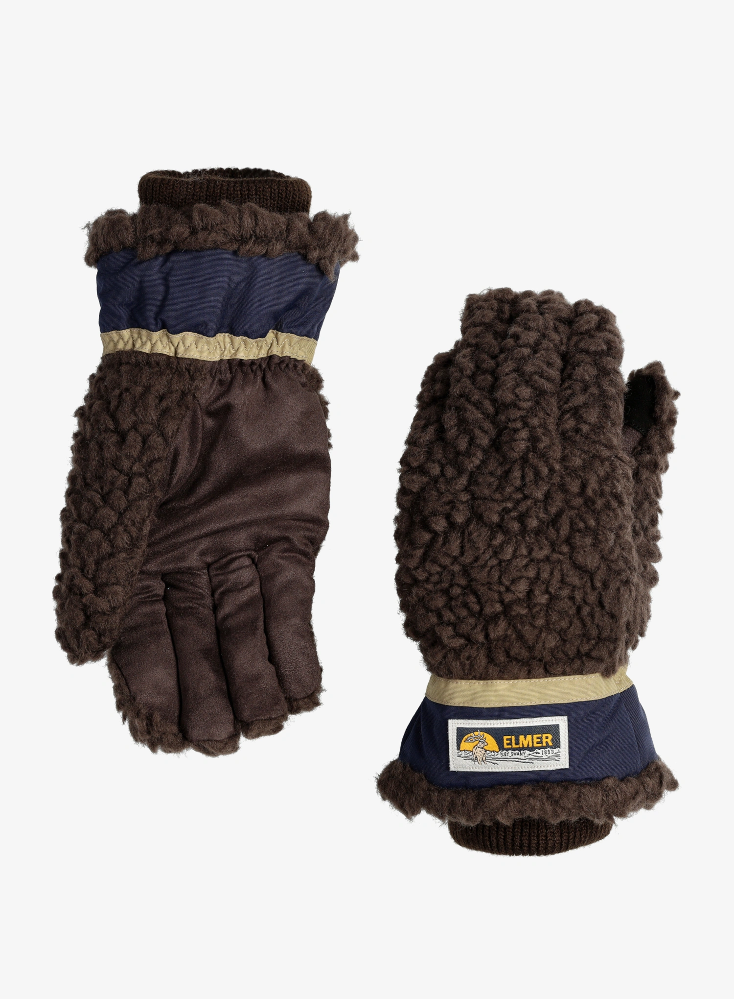 Rokavice Elmer Teddy 5Fingers - brown