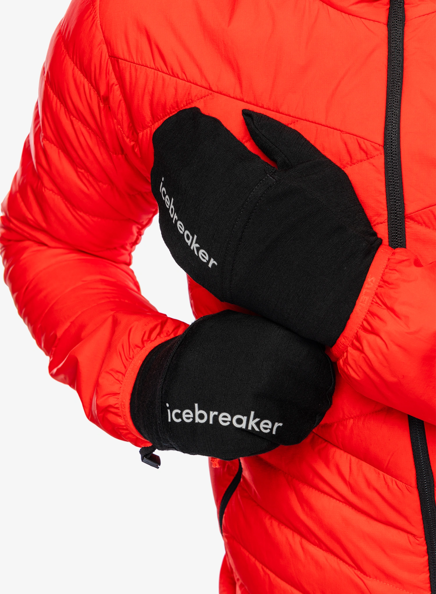 Rokavice Icebreaker Merino Sierra Convertible Mitten - black