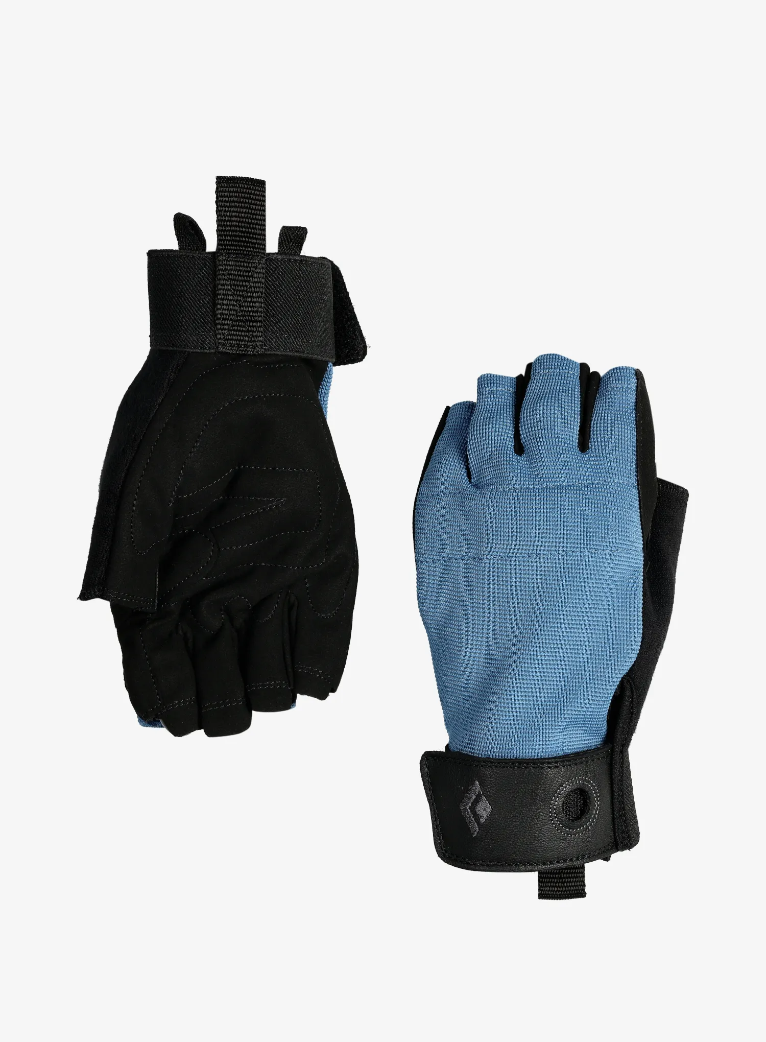 Moške rokavice z verigo Black Diamond Crag Half-Finger Gloves - astral blue