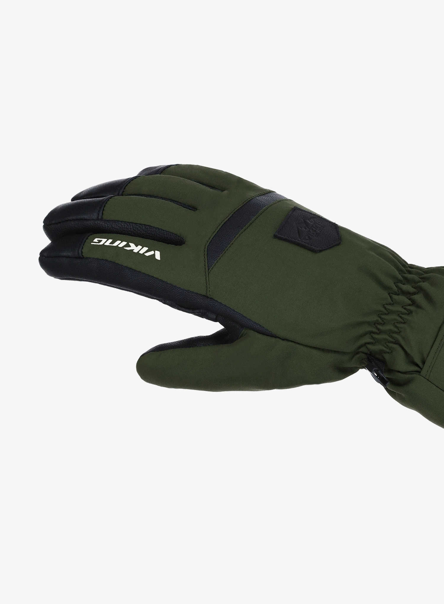 Rokavice za smučanje Viking Lars Ski - green/black leather