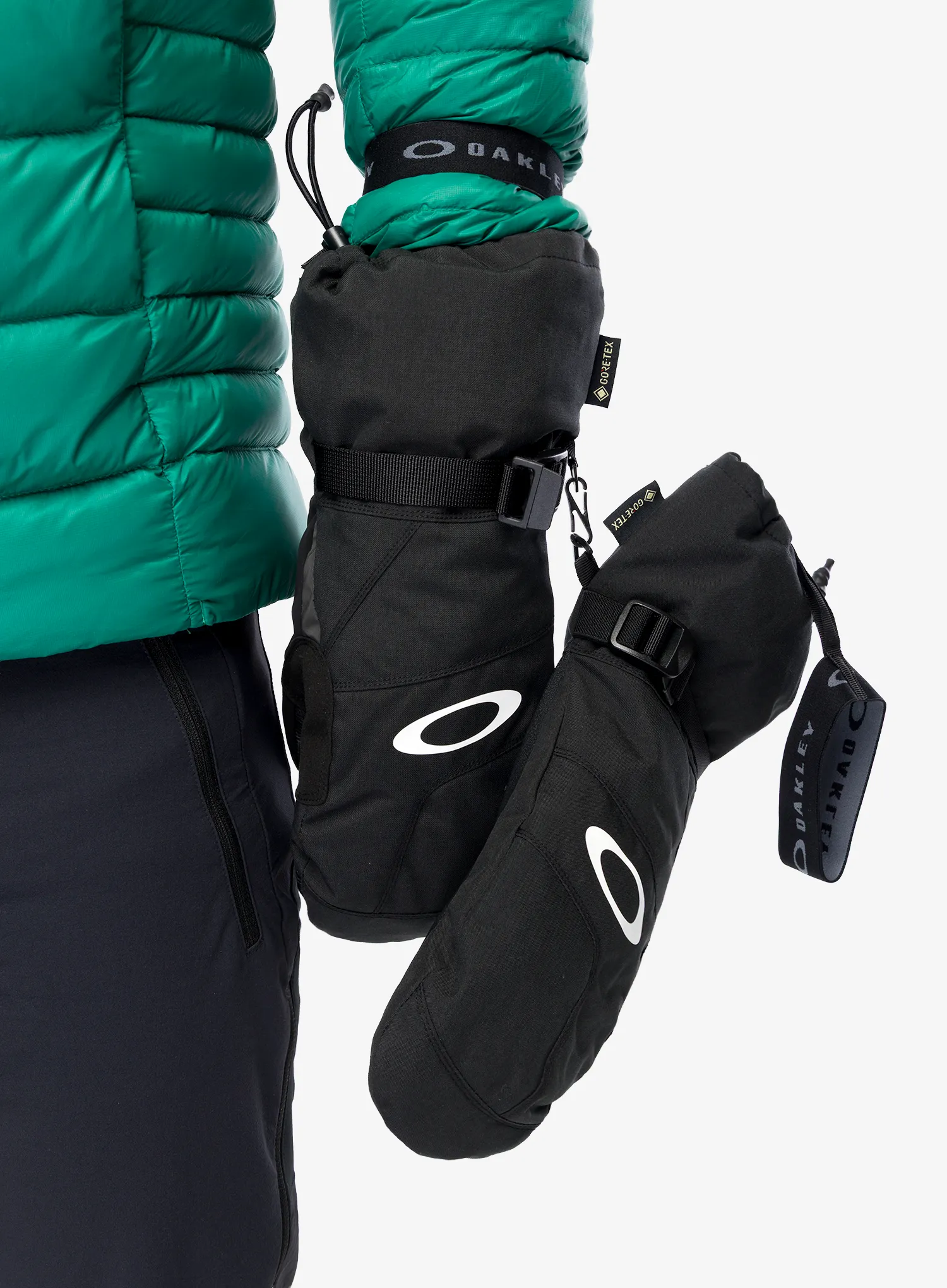 Rokavice Oakley Ridge Gore-Tex Gauntlet Mittens - blackout