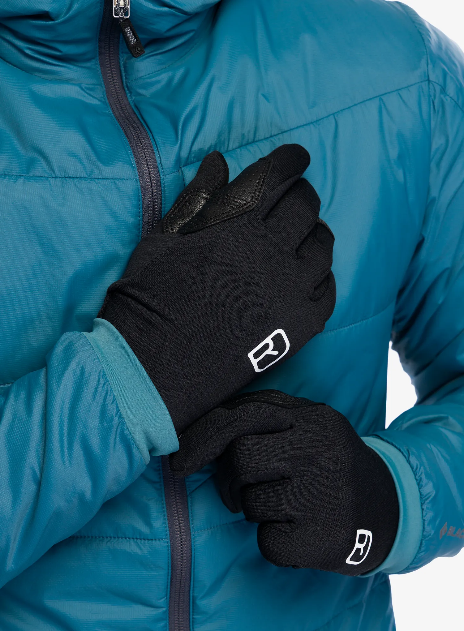 Rokavice Ortovox Fleece Light Glove - black raven
