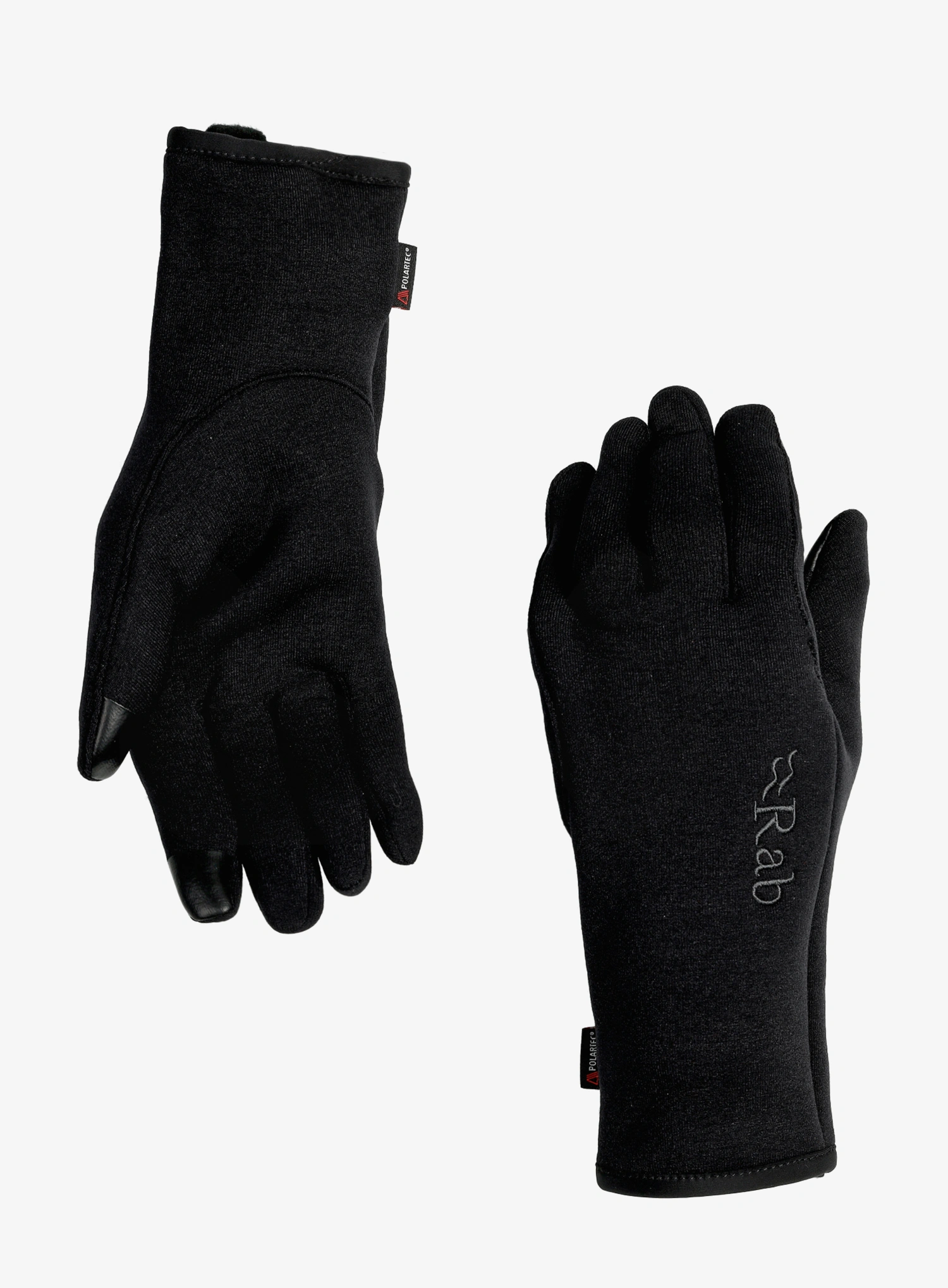 Rokavice iz flisa Rab Power Stretch Contact Glove - black/black