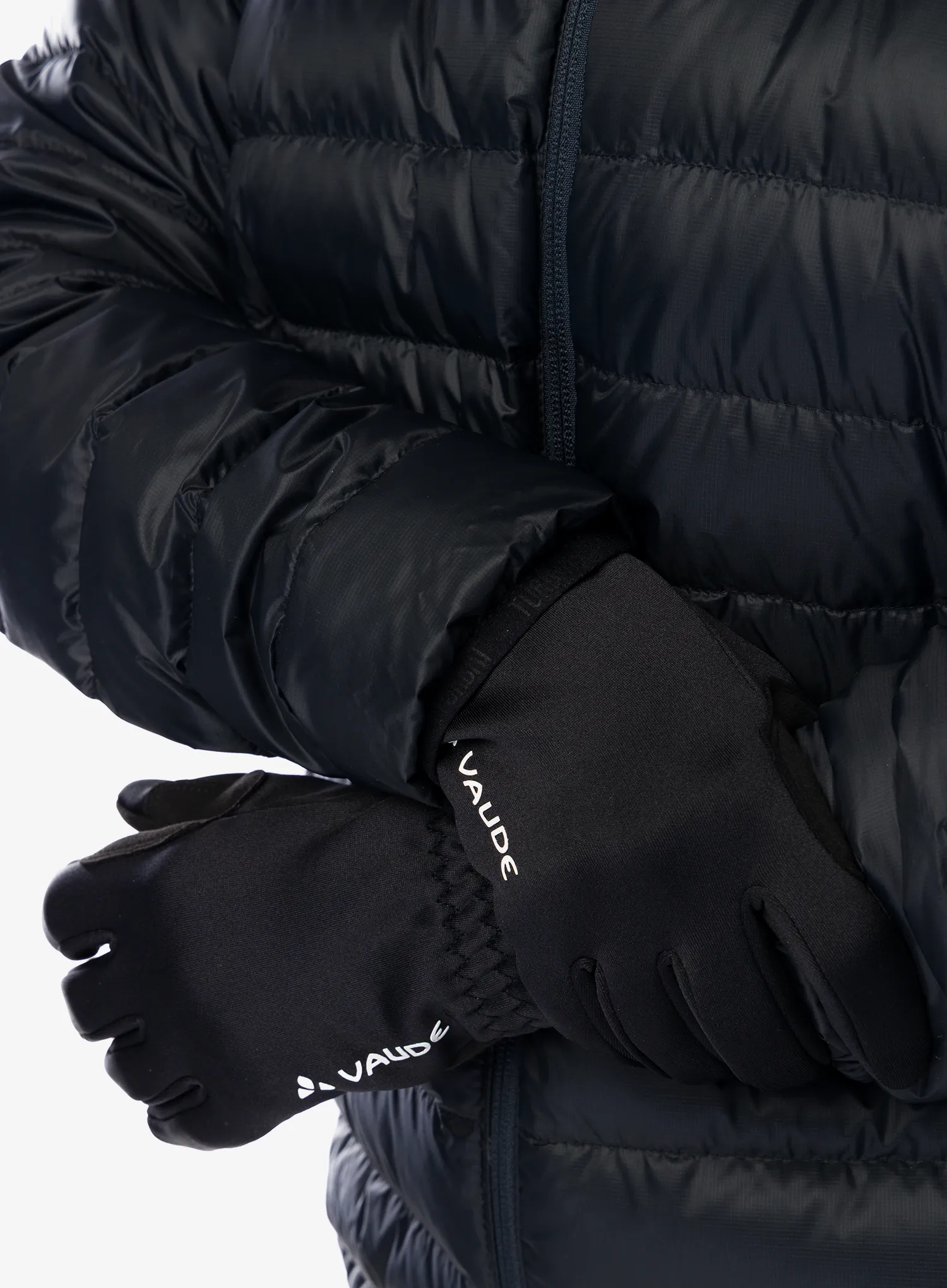 Rokavice iz flisa Vaude Basodino Gloves III - black