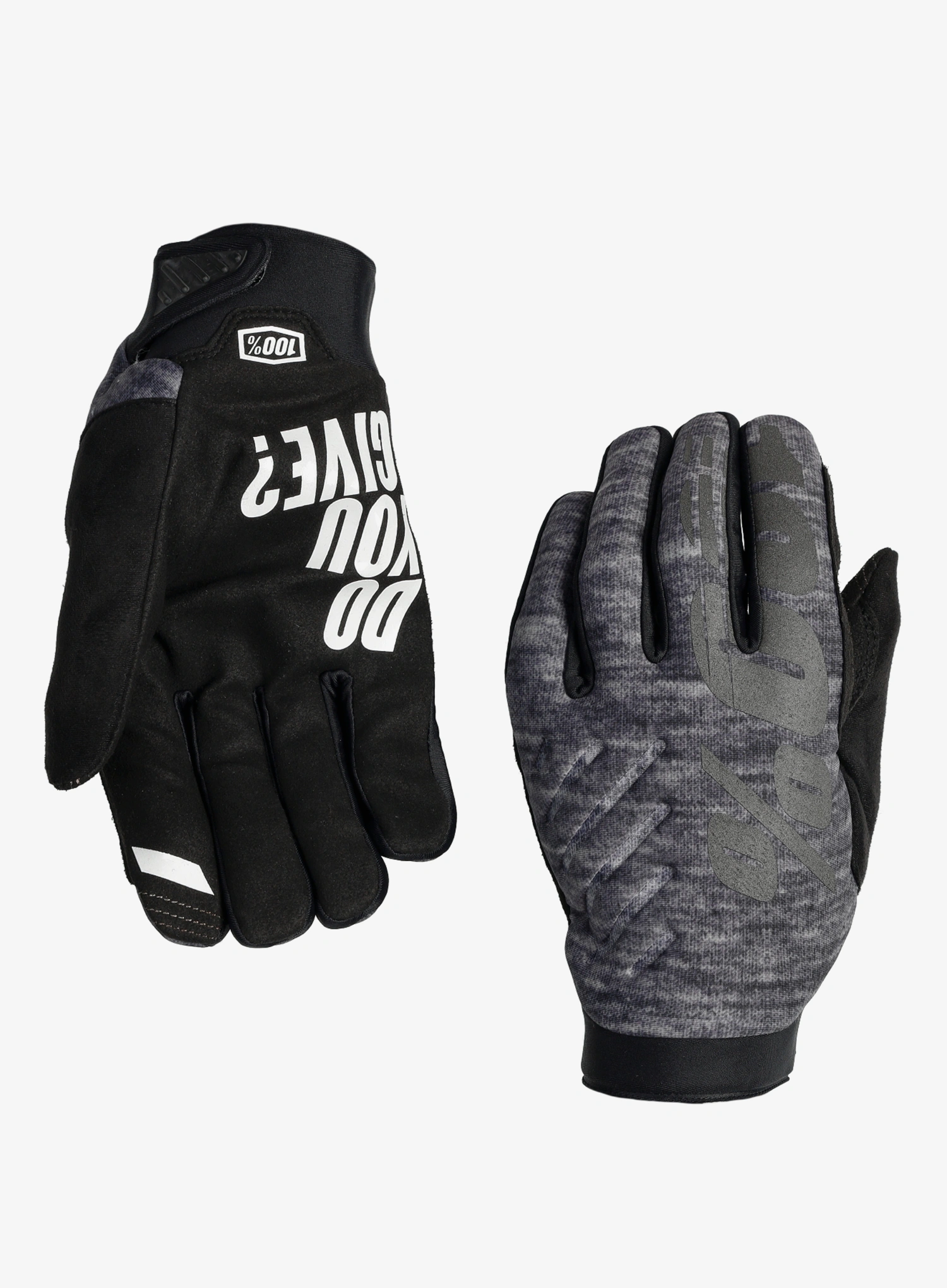 Kolesarske rokavice 100% Brisker Gloves - heather grey